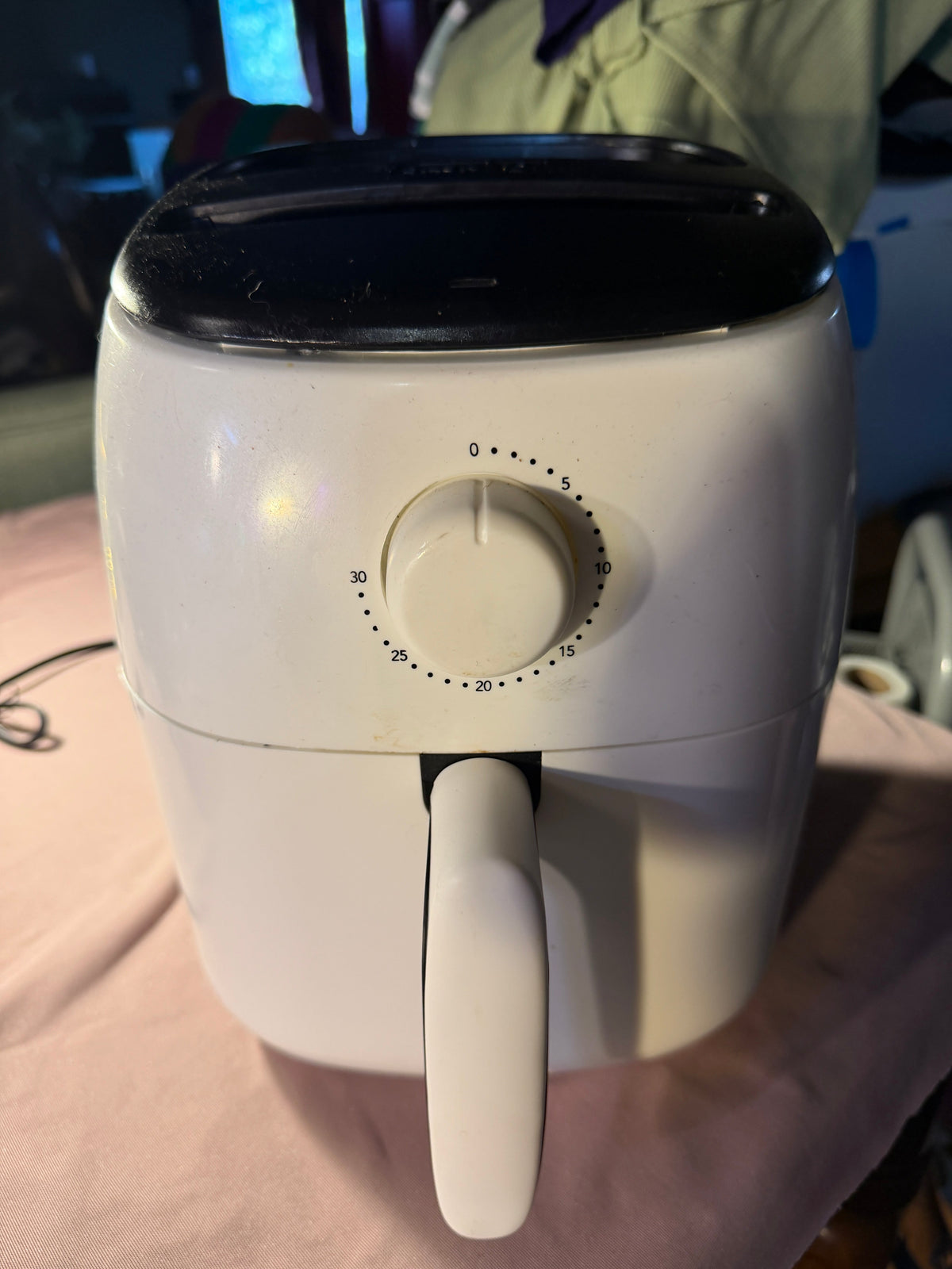 Compact Air Fryer with Timer Dial – Tested & Working