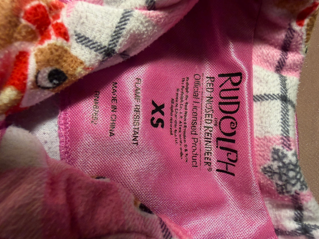 Rudolph the Red-Nosed Reindeer Fleece Robe – XS