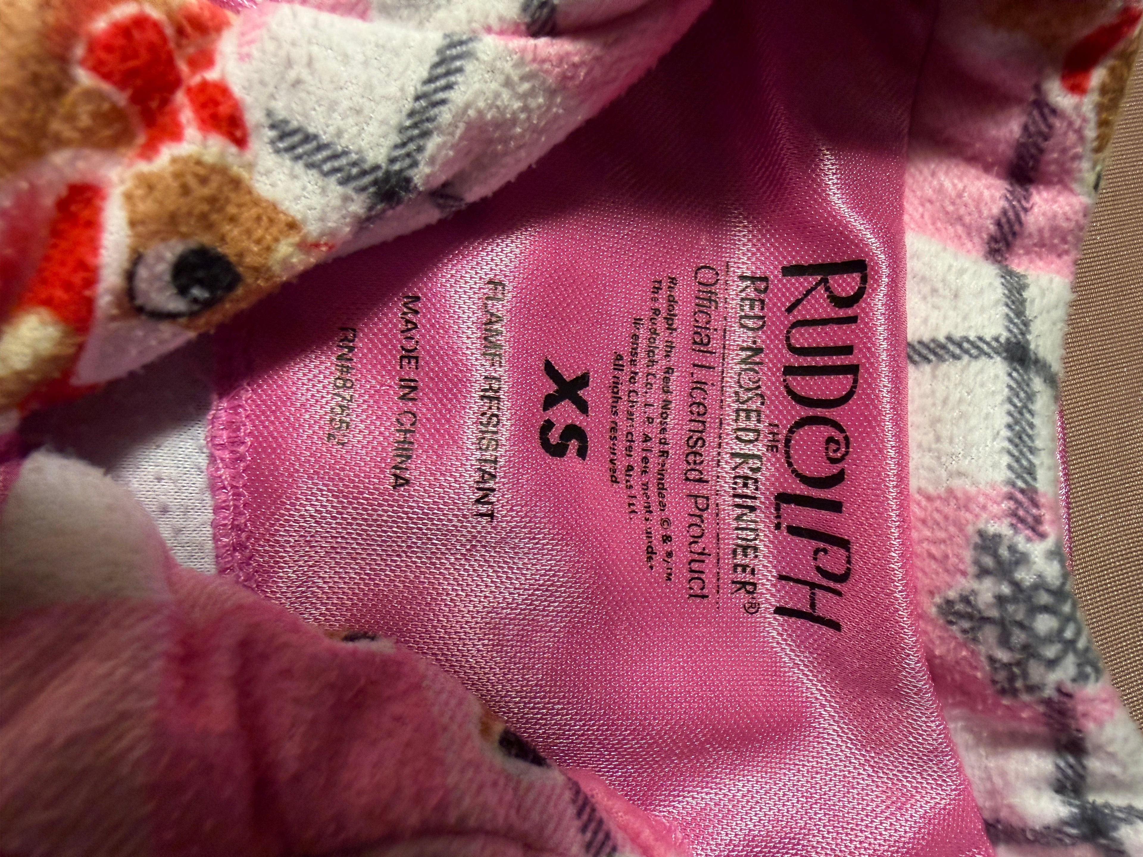 Rudolph the Red-Nosed Reindeer Fleece Robe – XS