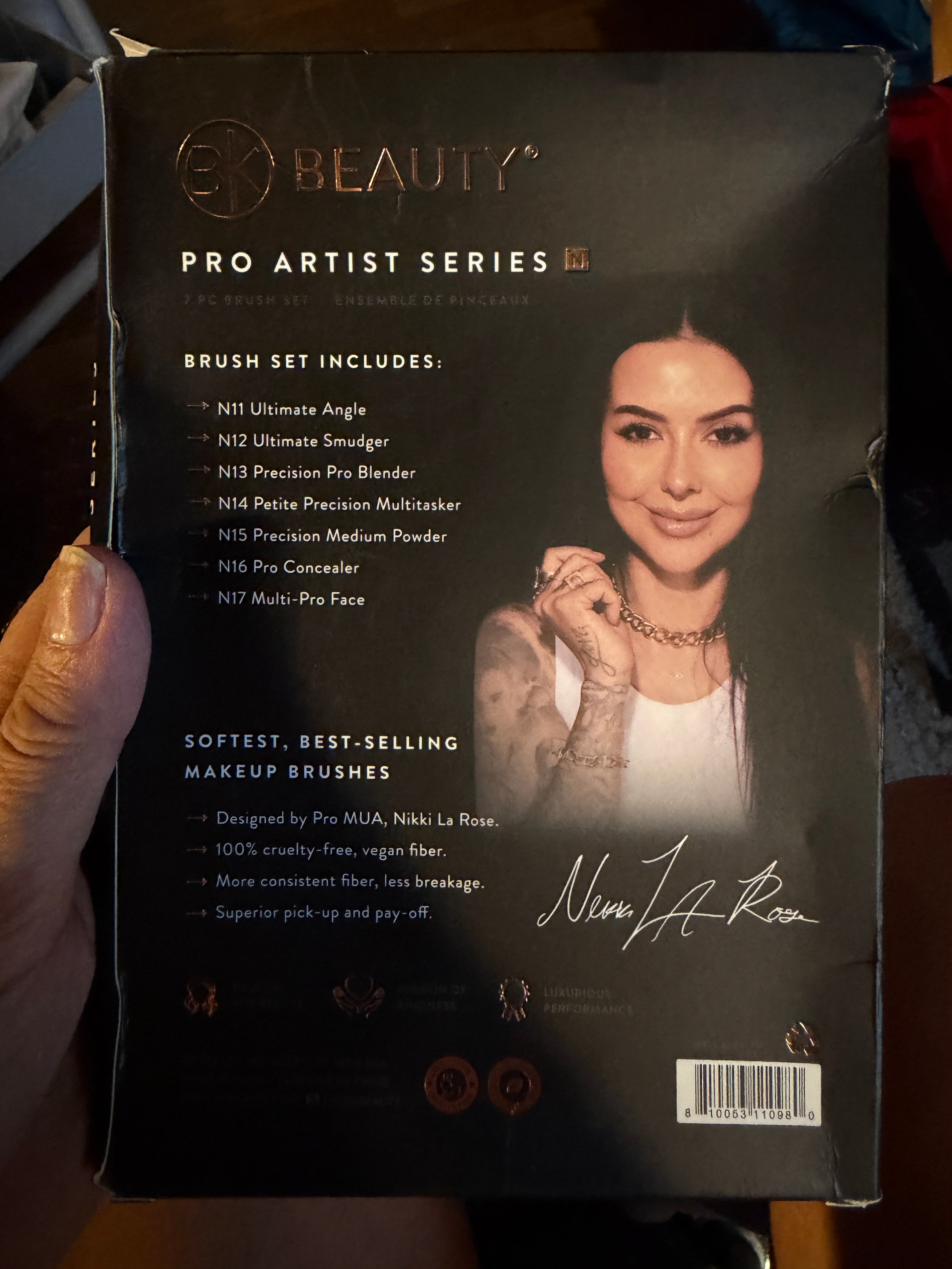 BK Beauty x Nikki La Rose Pro Artist Series 7-Piece Brush Set