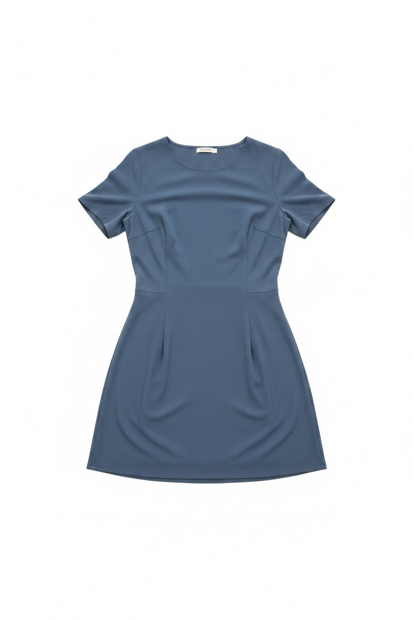 Slate Blue Midi Dress – Size L