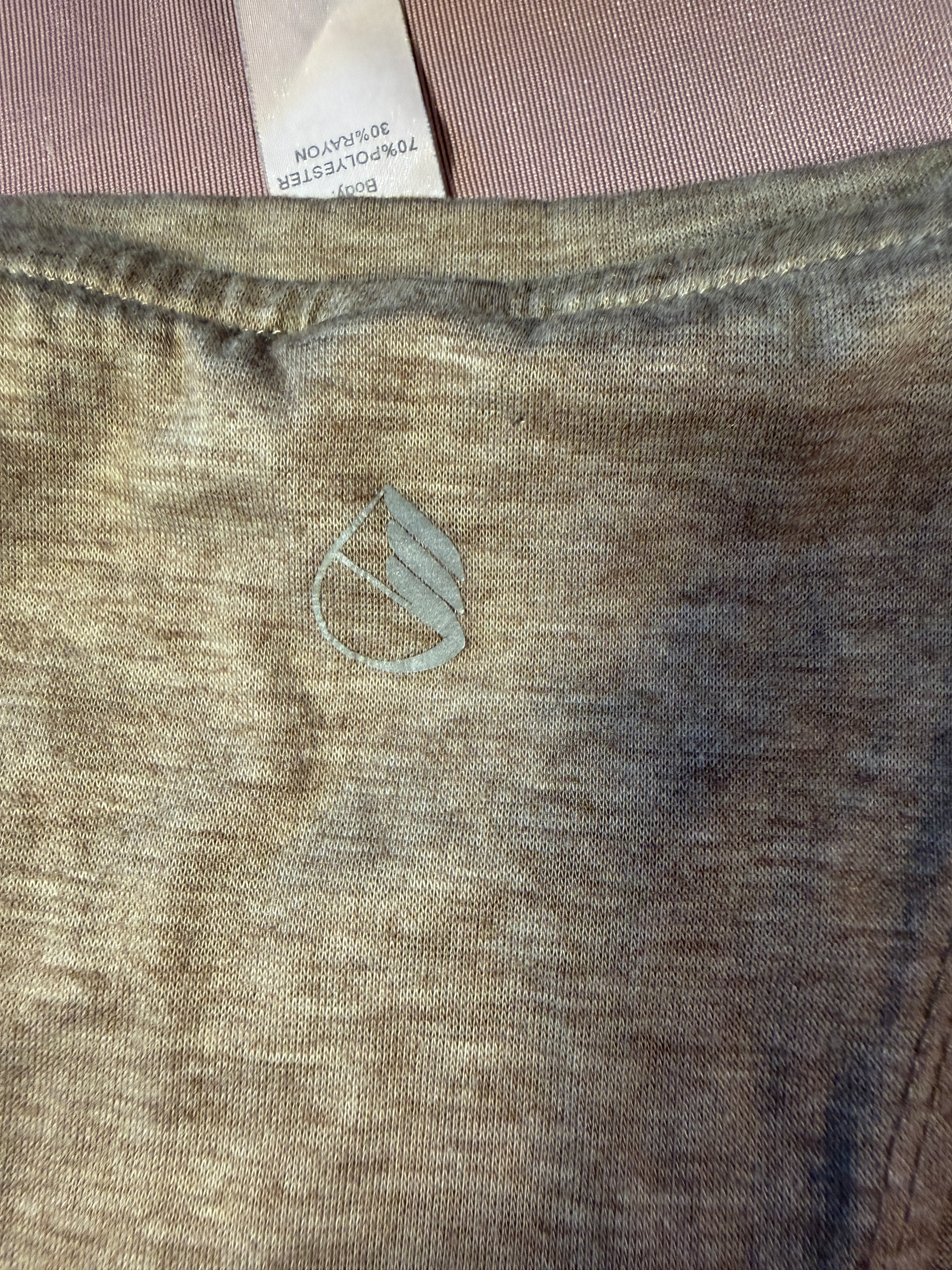 Icyzone Racerback Tank Top – Heathered Grey – Size S