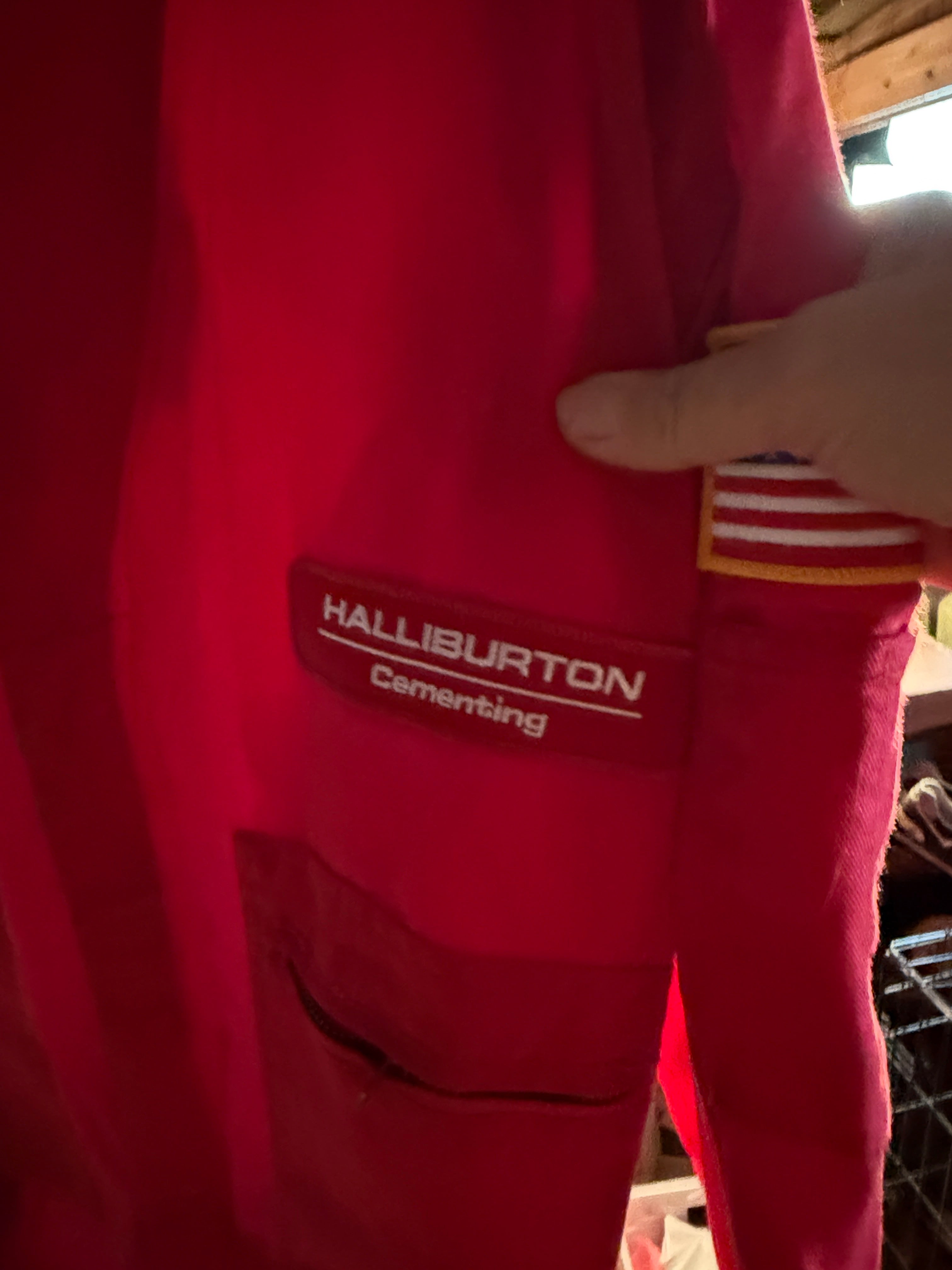 Halliburton Cementing Red Coveralls – Vintage Workwear