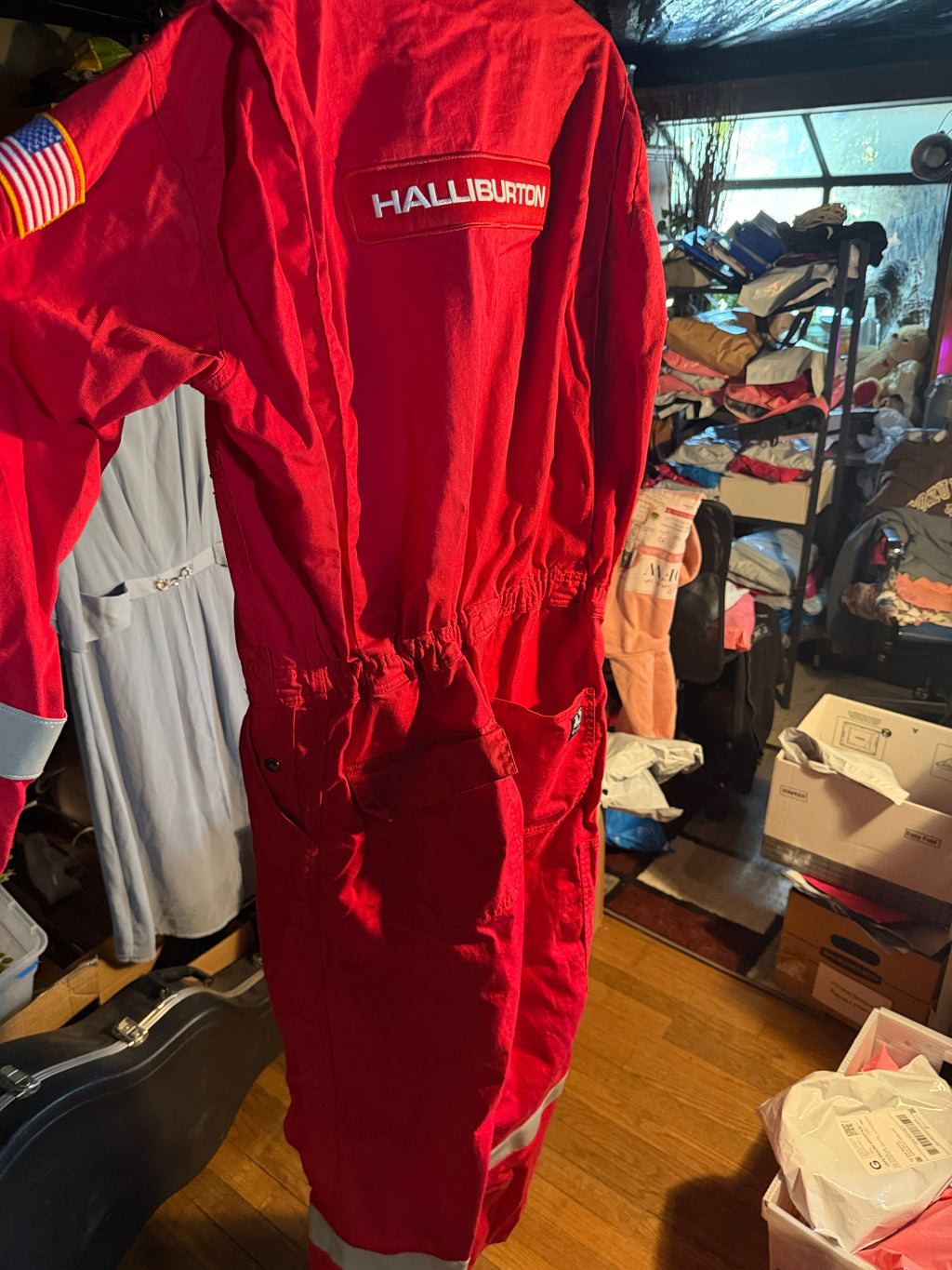 Halliburton Cementing Red Coveralls – Vintage Workwear