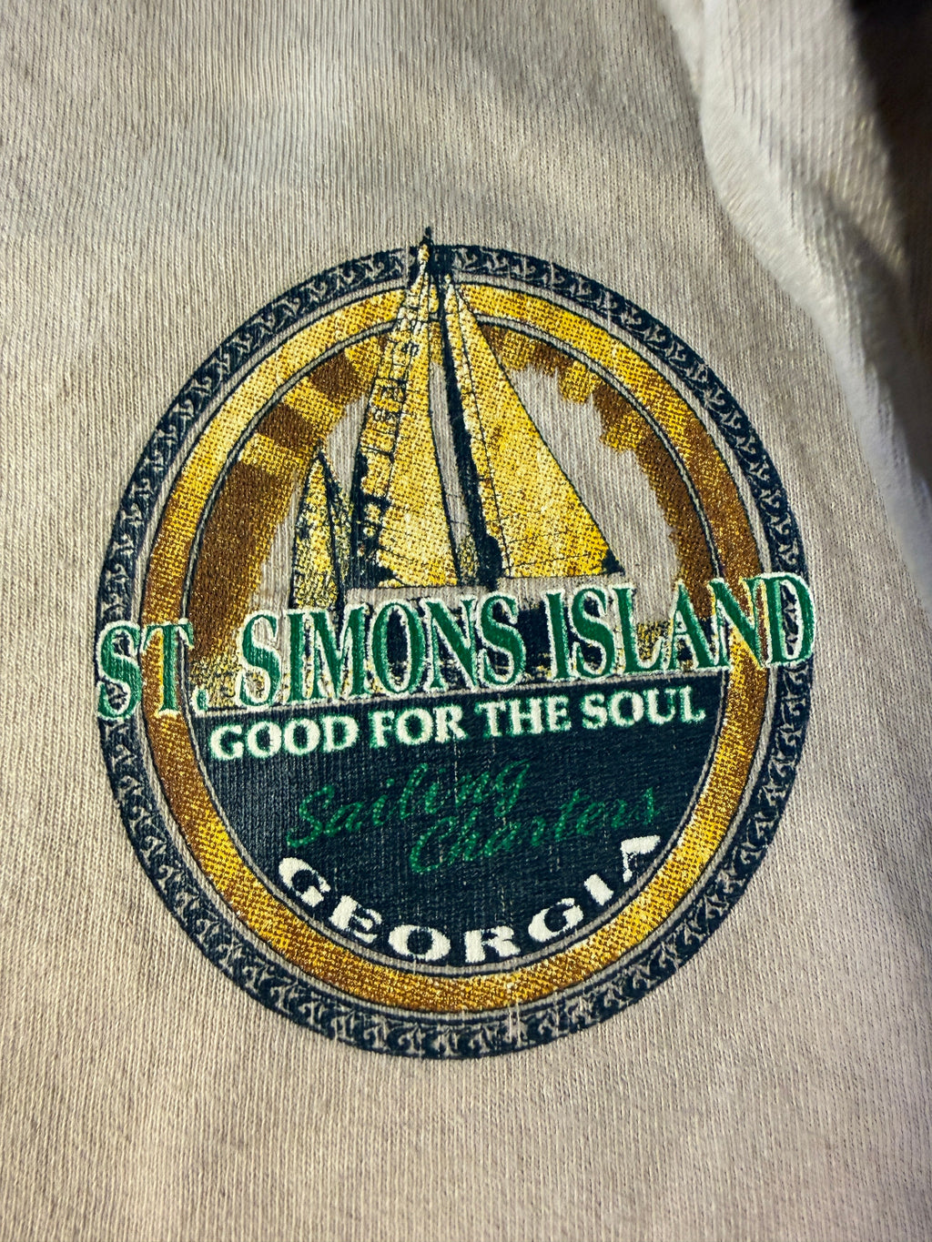 St. Simons Island Georgia Vintage Graphic Tee – 2XL