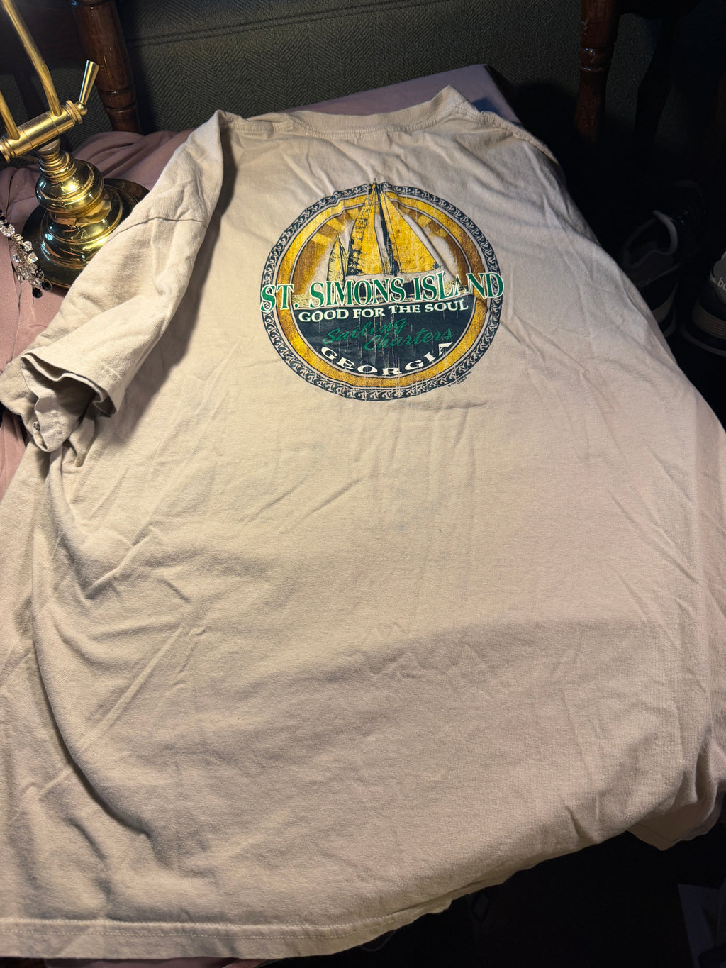St. Simons Island Georgia Vintage Graphic Tee – 2XL