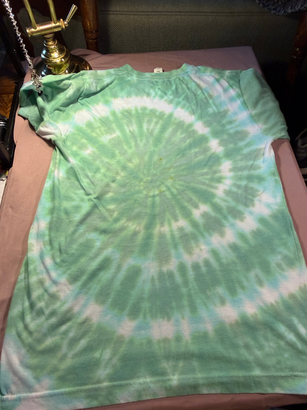 Mint Tie-Dye Go Eagles Graphic Tee – Medium