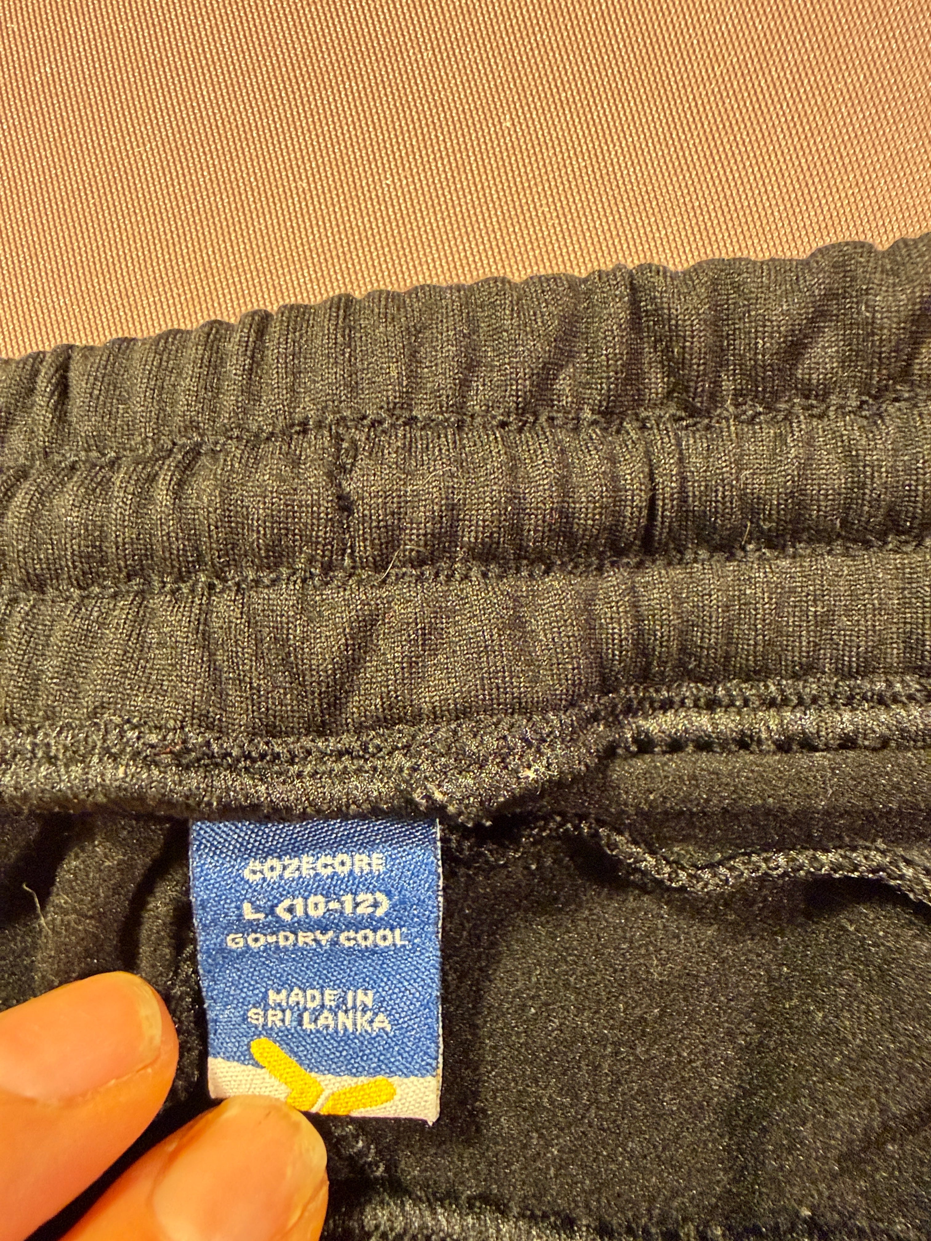 Cozecore Black Joggers – Size L (10-12)