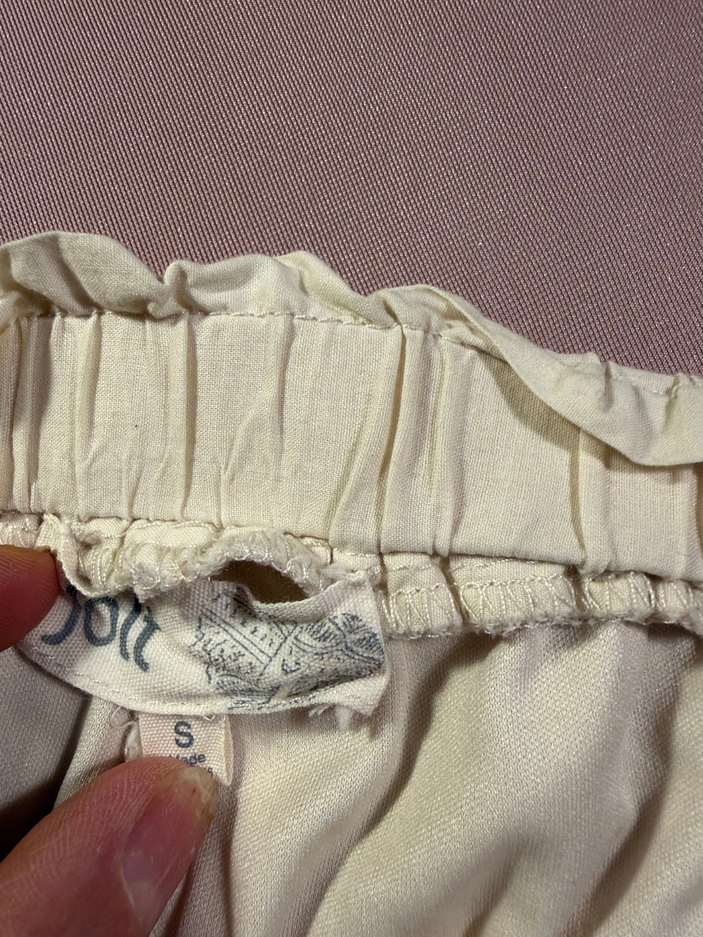 Jolt Cream Lace Overlay Shorts