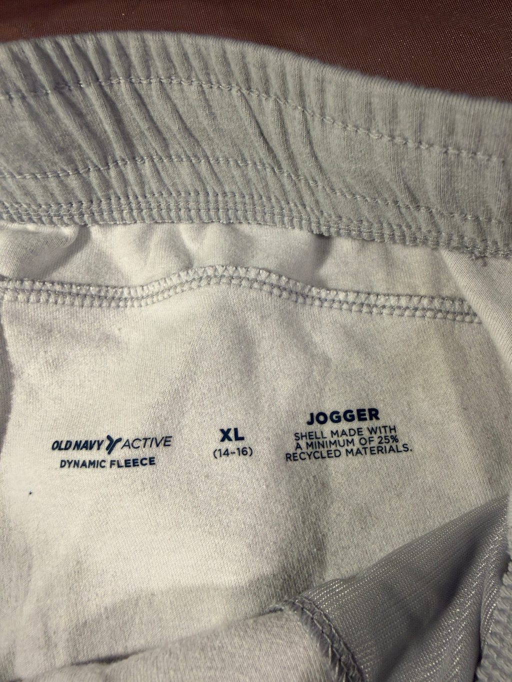 Old Navy Active Dynamic Fleece Jogger – Light Gray, Kids XL (14-16)