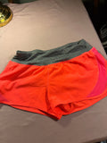 Champion Women's Running Shorts – Neon Orange/Gray