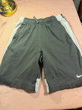 Nike Mesh Basketball Shorts – Gray & White (Size M)