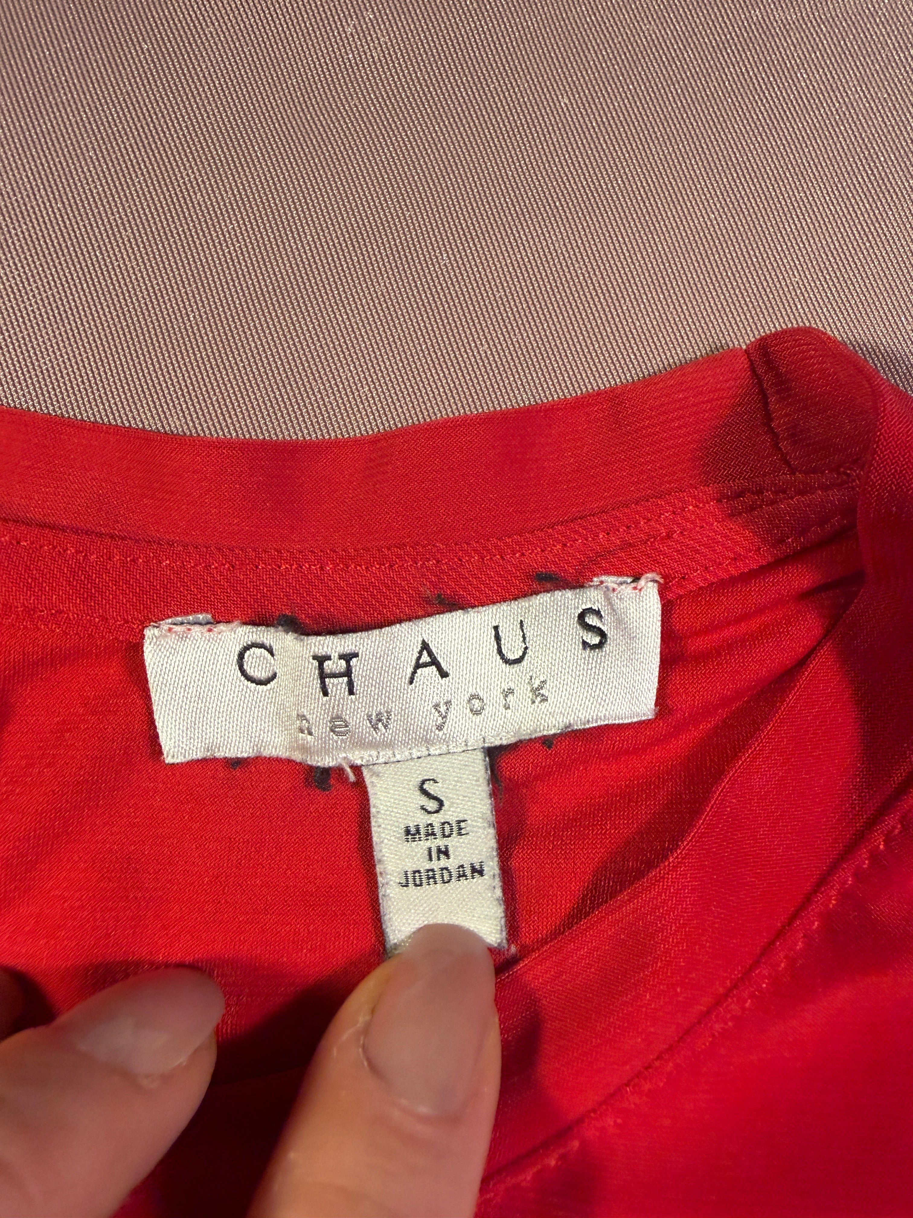 Chaus New York Red Sleeveless Tank Top – Size S