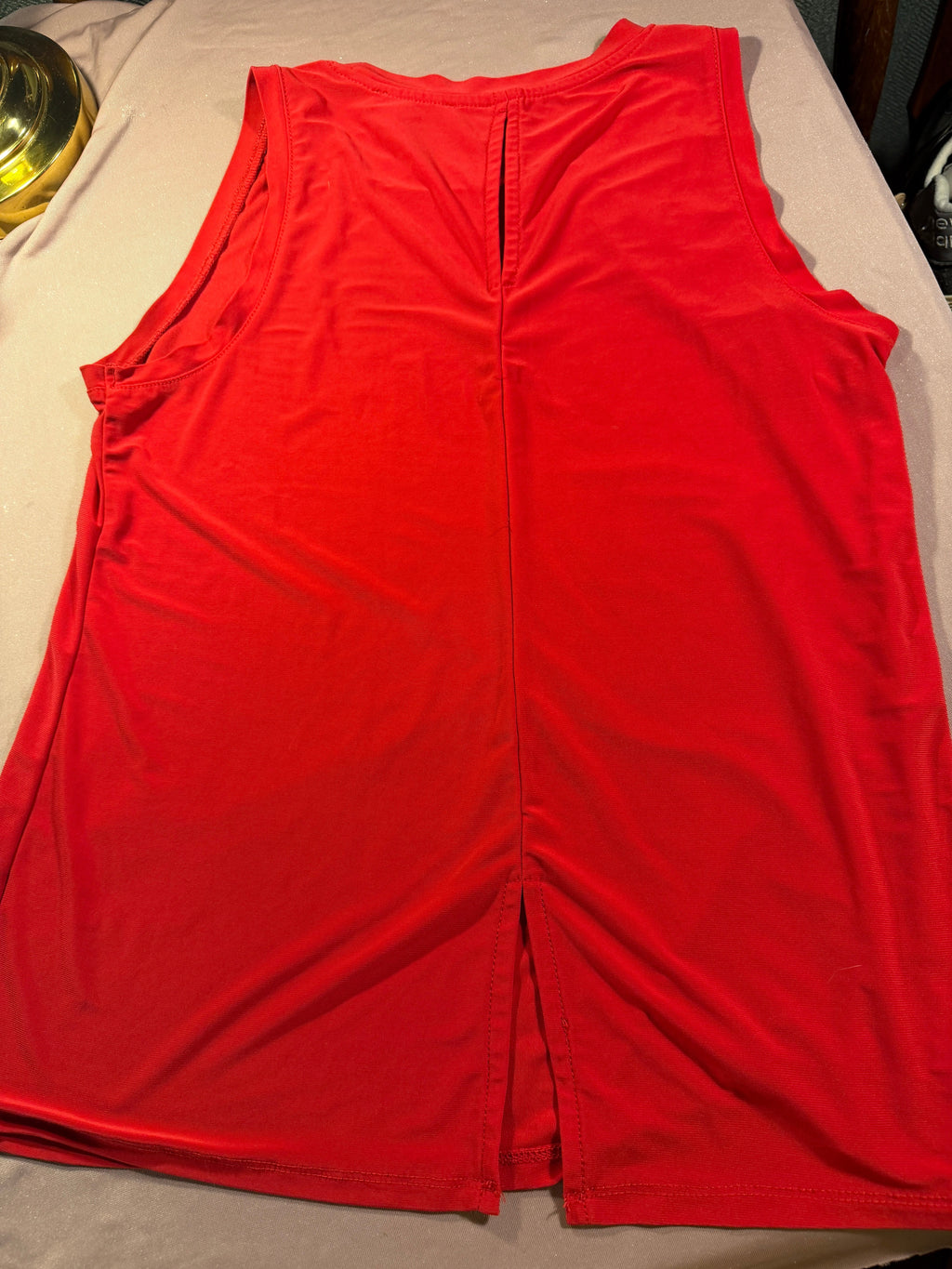 Chaus New York Red Sleeveless Tank Top – Size S