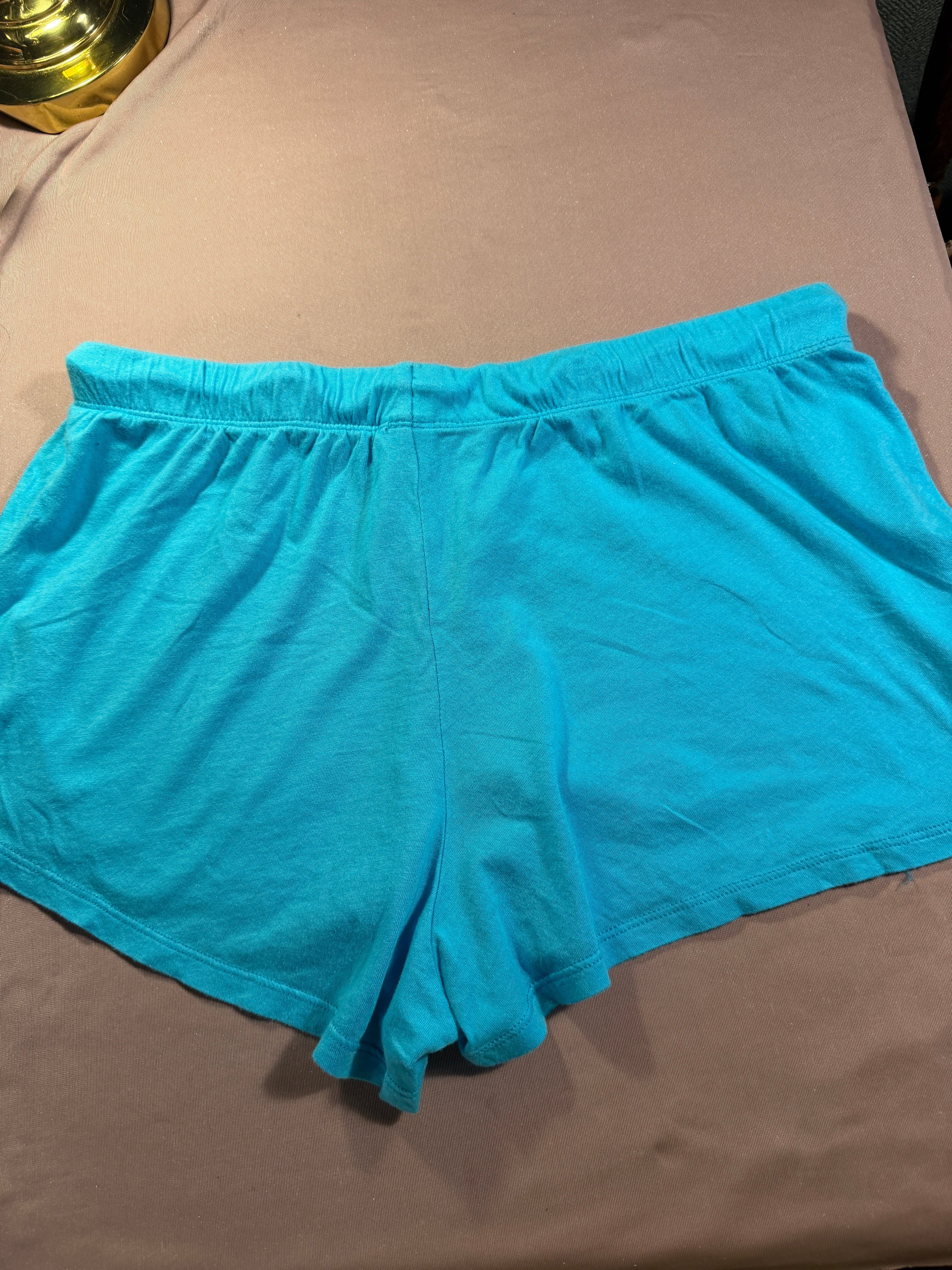 Secret Treasures Turquoise Drawstring Shorts – Size M (8-10)