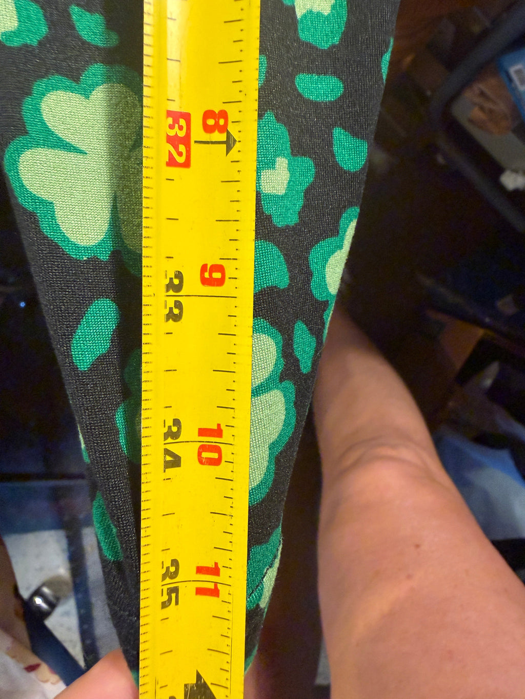 Serra Shamrock Print Soft Leggings – Size Small (4-6)