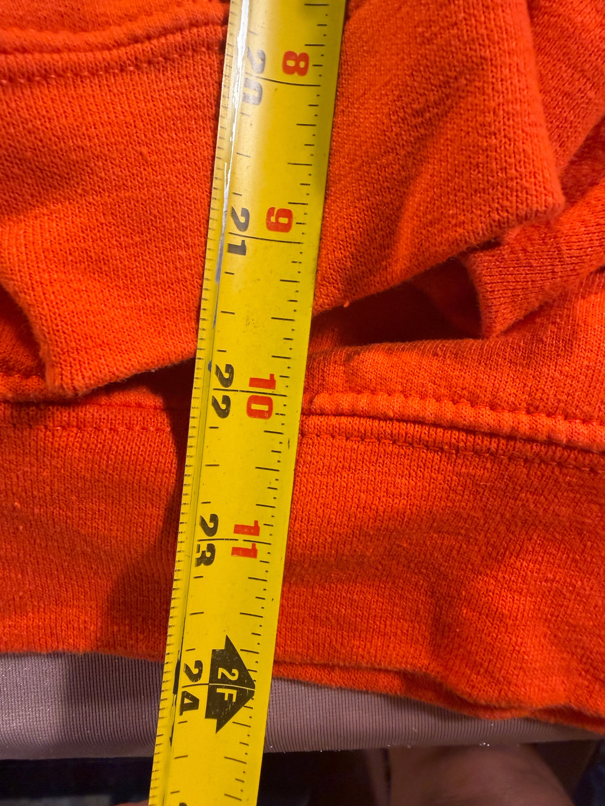 Vizzy Orange Crewneck Sweatshirt