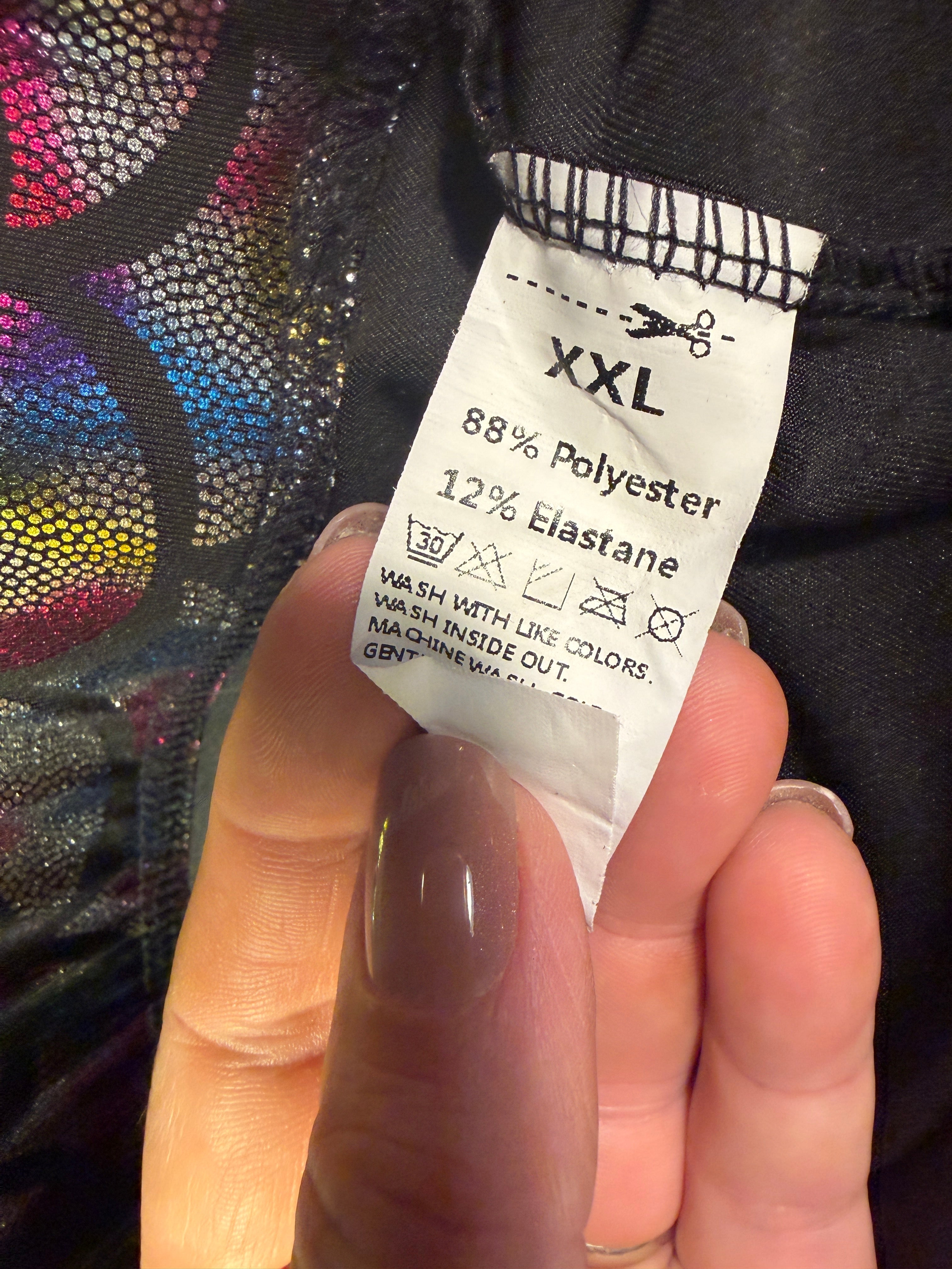 Holographic Mermaid Scale Leggings – XXL