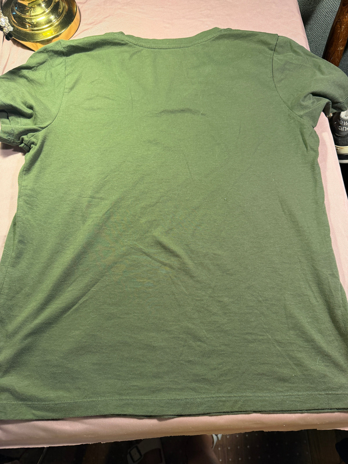 Olive Green V-Neck Tee – Time and Tru