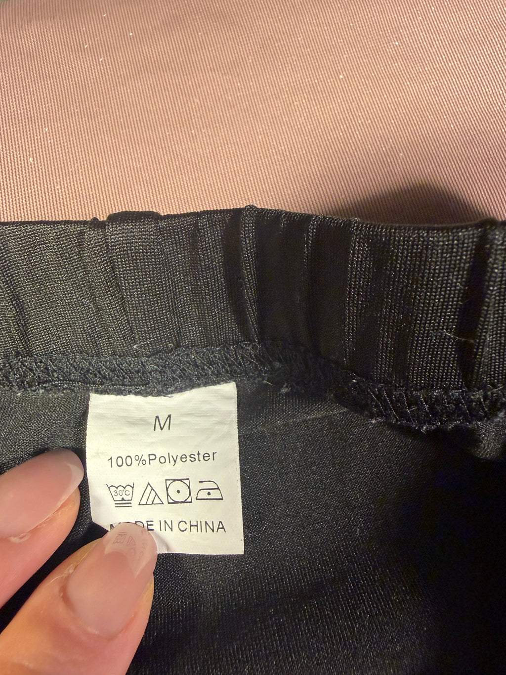 Black PINK Logo Leggings – Size Medium