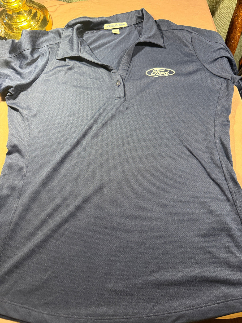 Port Authority Ladies Ford Polo Shirt – Navy Blue, Size M
