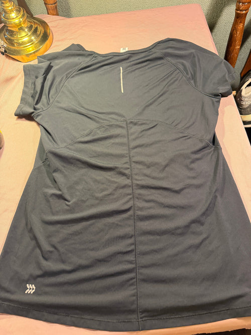 All In Motion Women's Athletic T-Shirt – Dark Gray, Size S