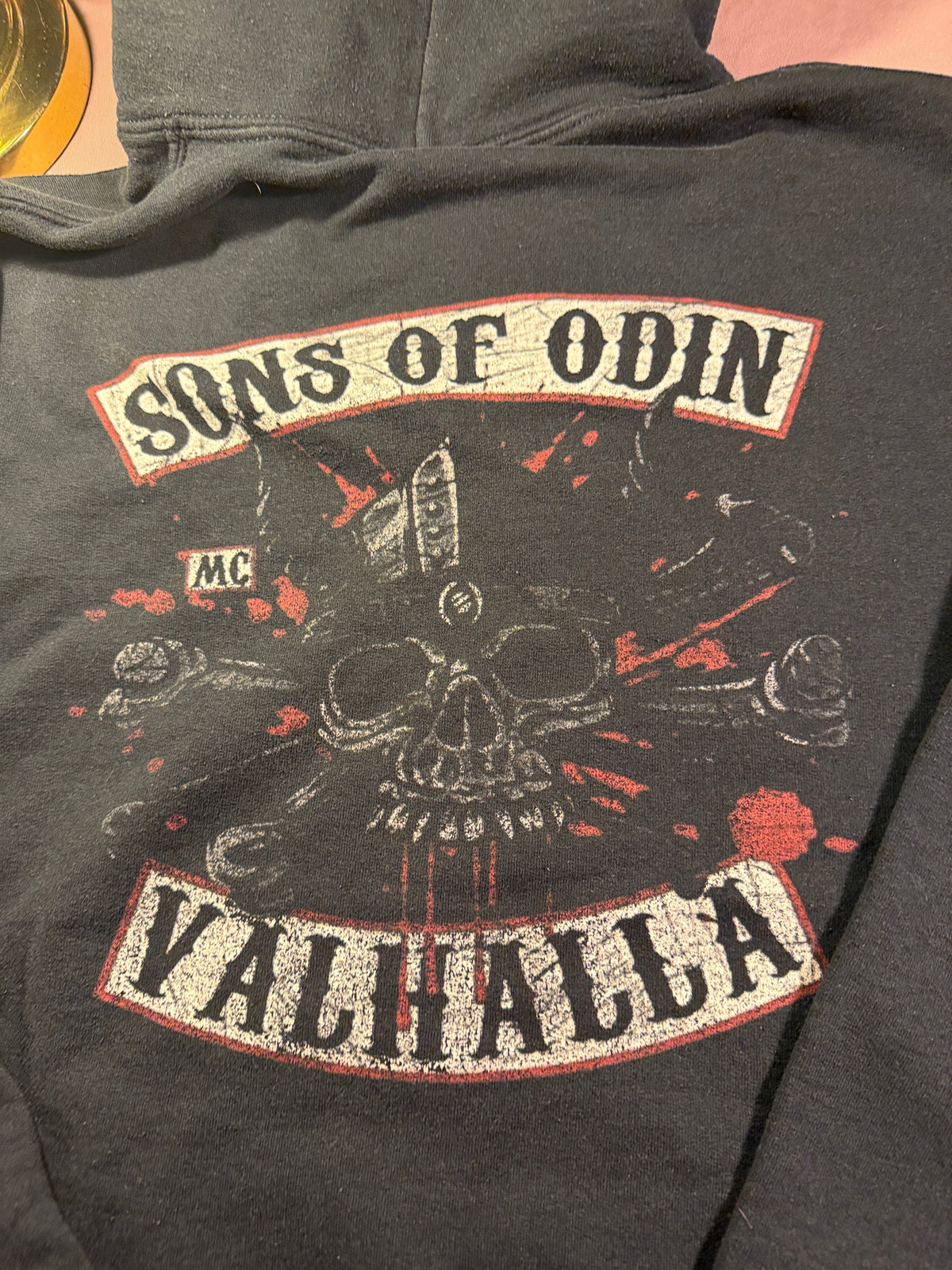 Sons of Odin Valhalla MC Graphic Hoodie