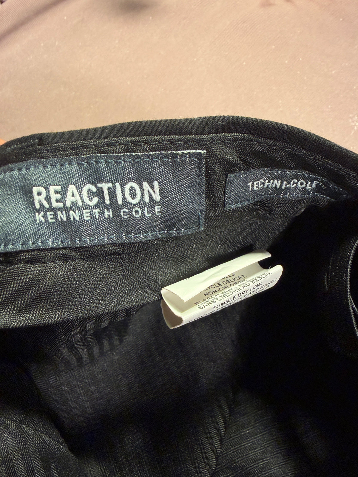 Reaction Kenneth Cole Techni-Cole Straight Leg Dress Pants