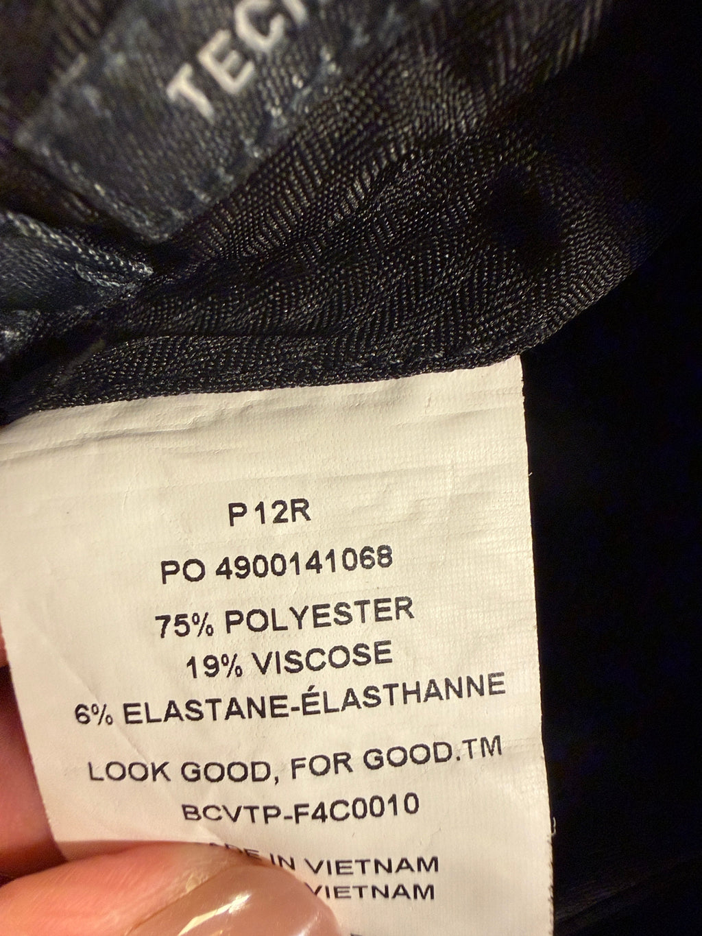 Reaction Kenneth Cole Techni-Cole Straight Leg Dress Pants