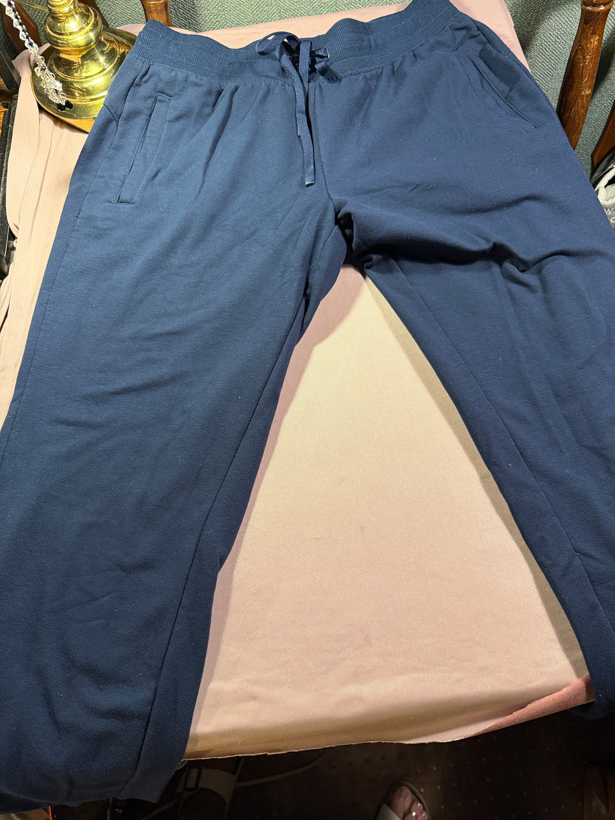 Athletic Works Navy Jogger Sweatpants – Women's M (8-10)