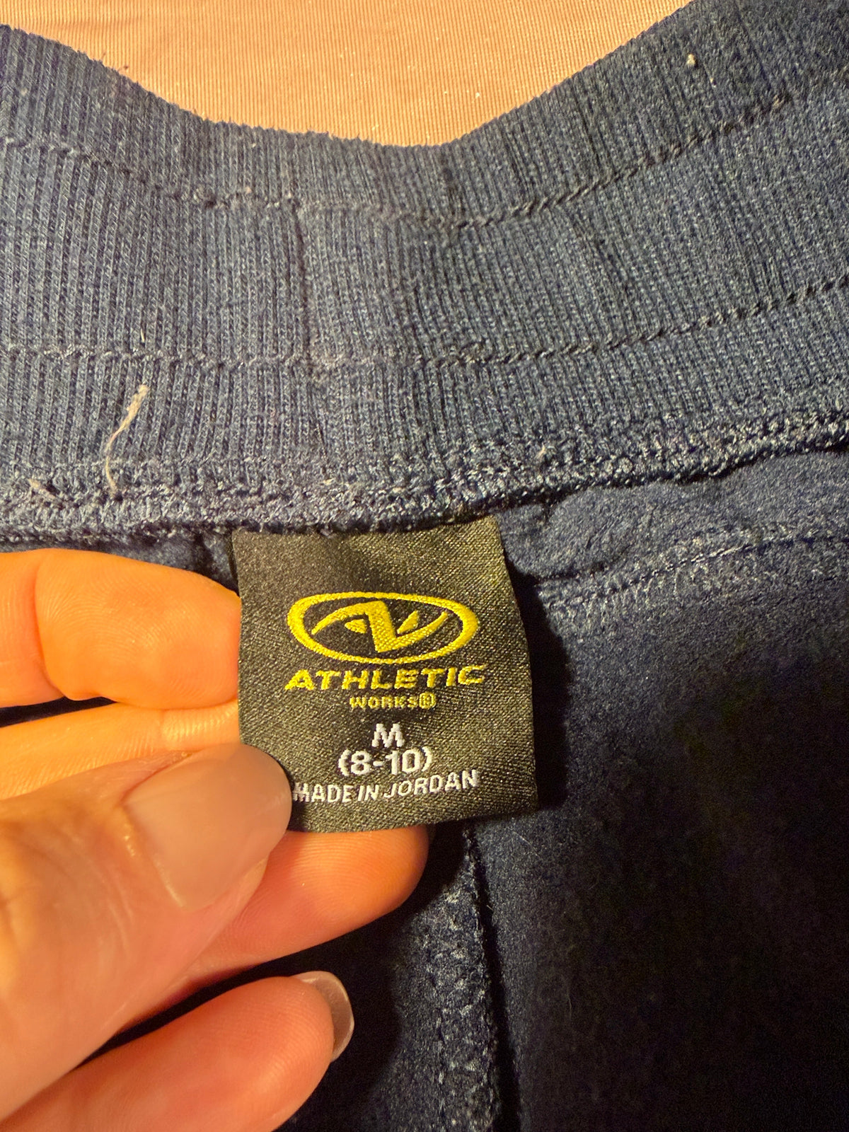 Athletic Works Navy Jogger Sweatpants – Women's M (8-10)