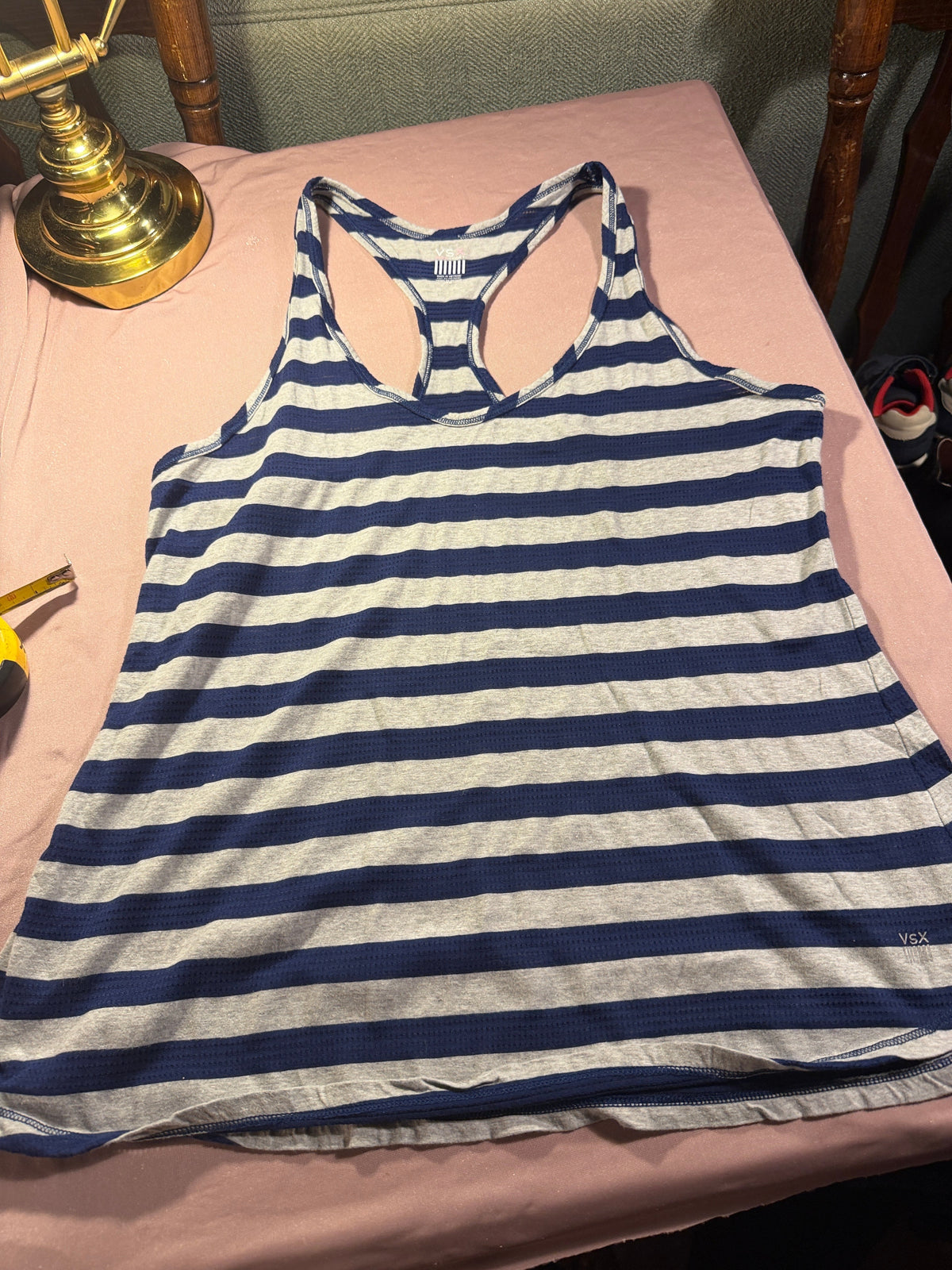 Victoria's Secret VSX Sexy Sport Striped Racerback Tank – Size M