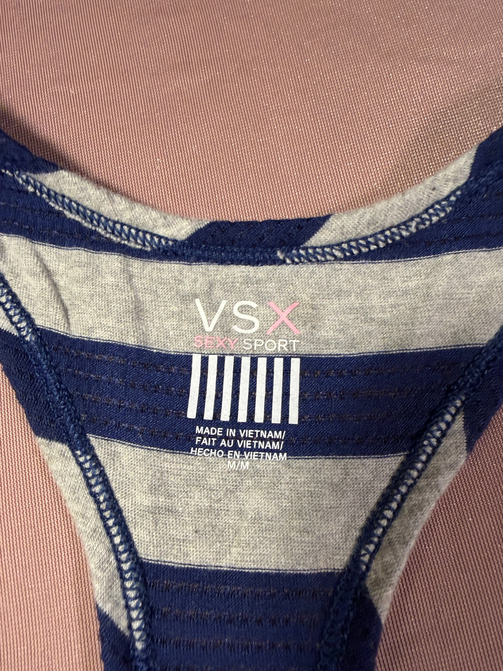 Victoria's Secret VSX Sexy Sport Striped Racerback Tank – Size M