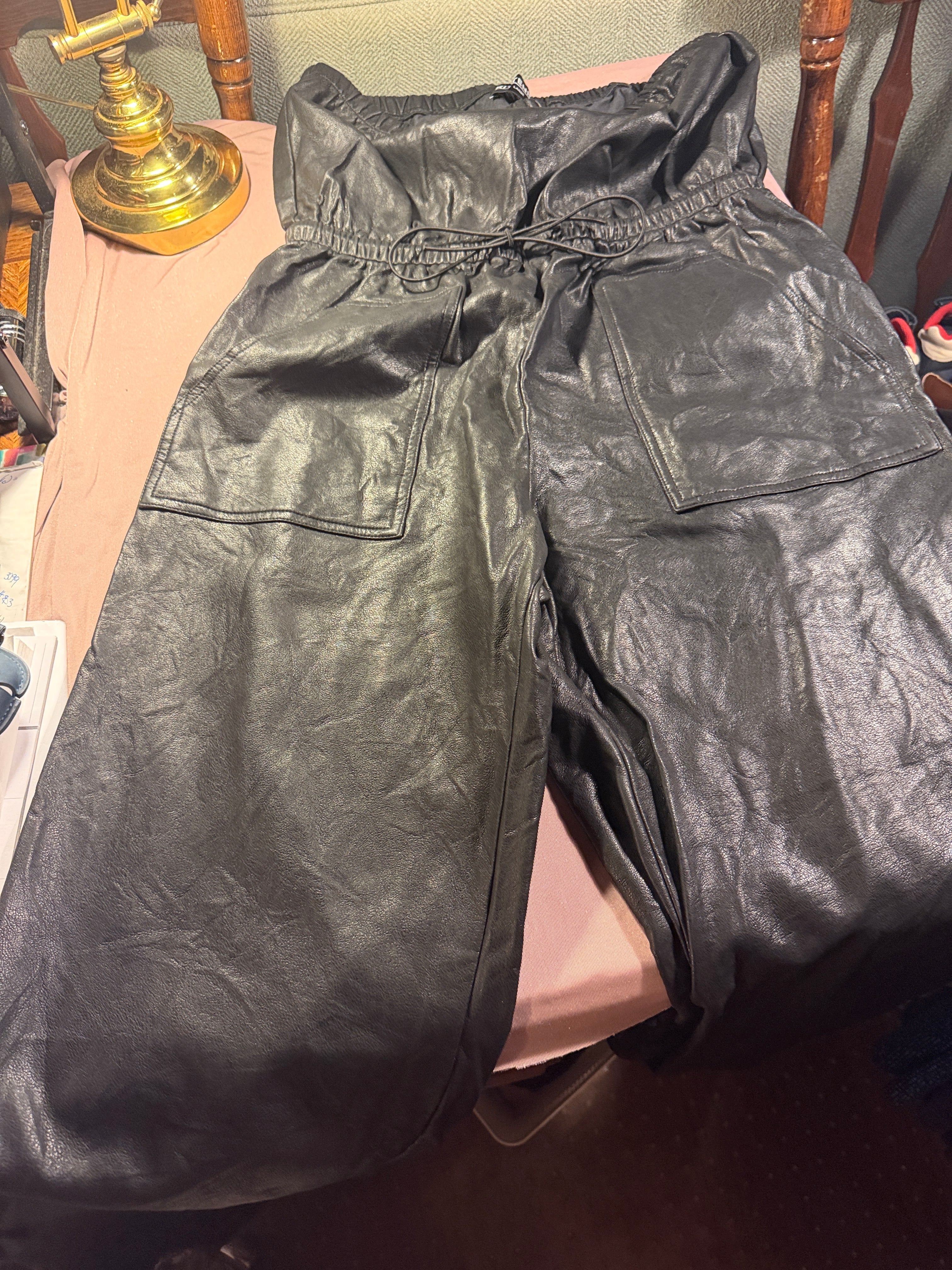 Kittenish Faux Leather Shorts – Large