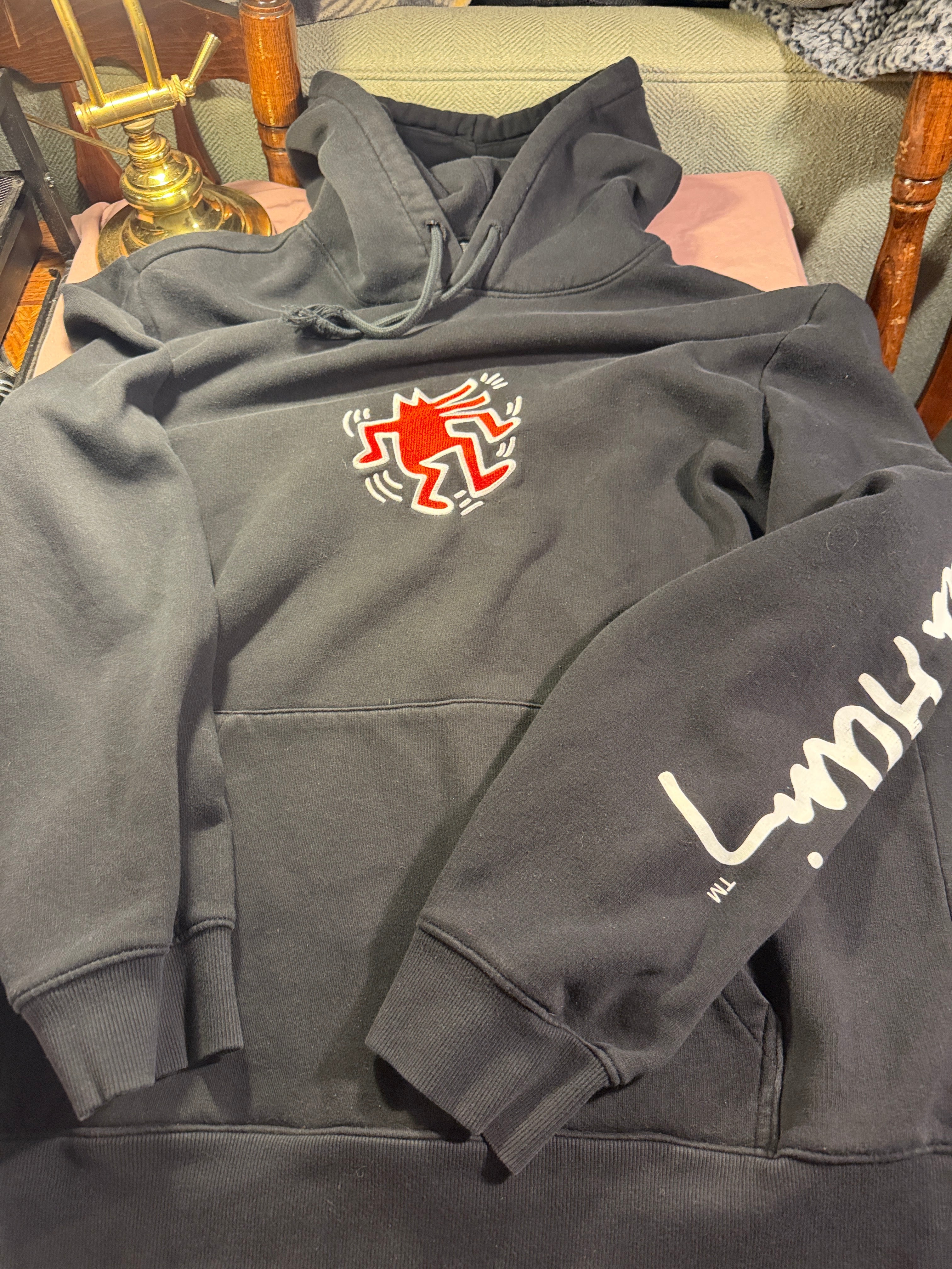 H&M x Keith Haring Graphic Hoodie – Size XL