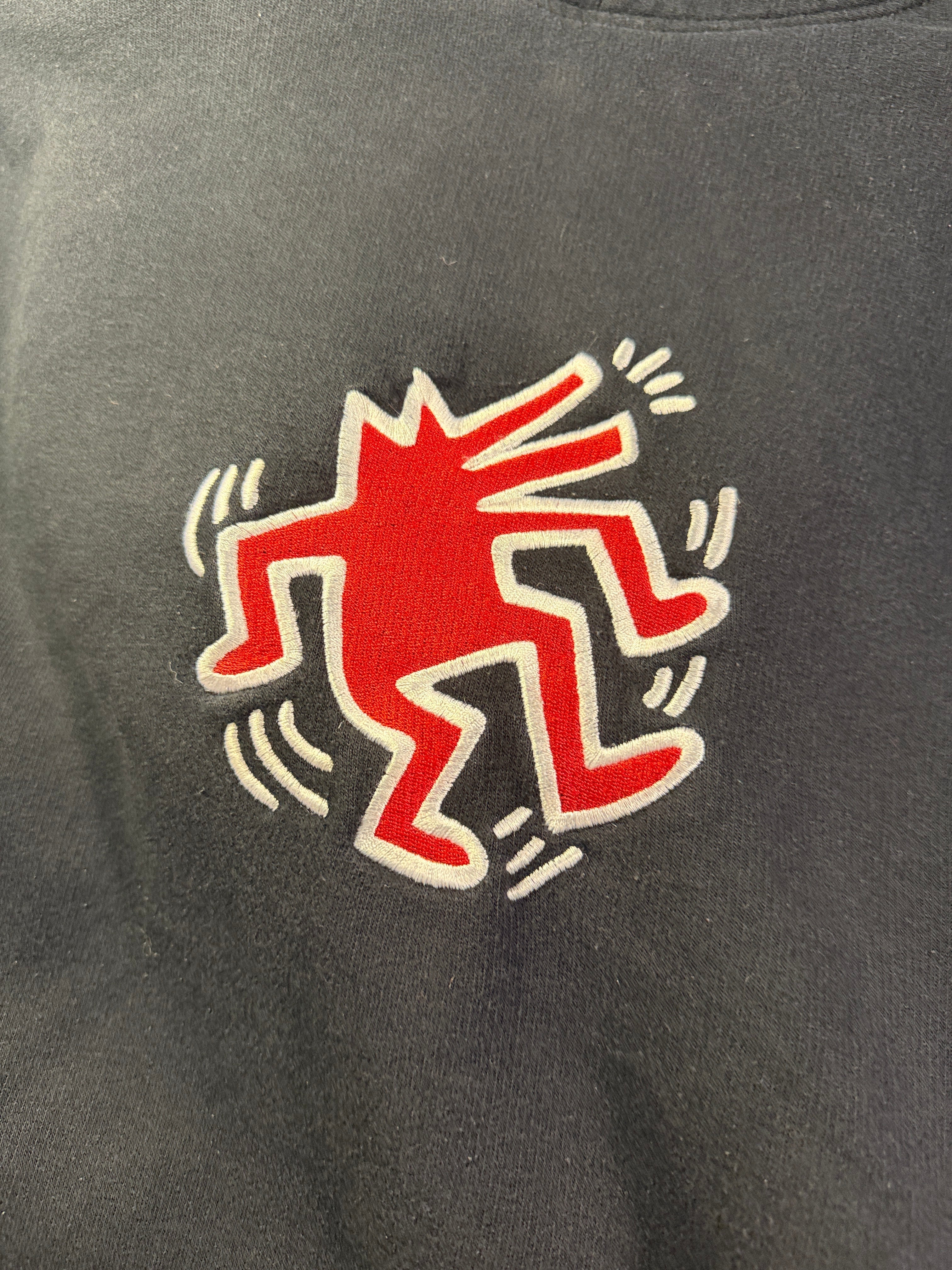 H&M x Keith Haring Graphic Hoodie – Size XL