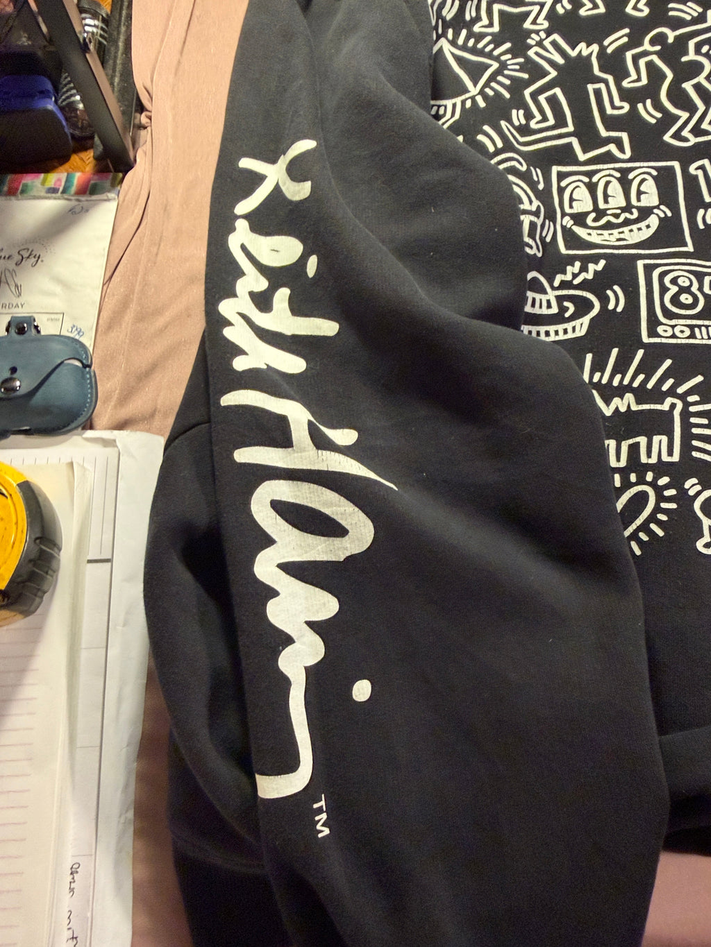 H&M x Keith Haring Graphic Hoodie – Size XL