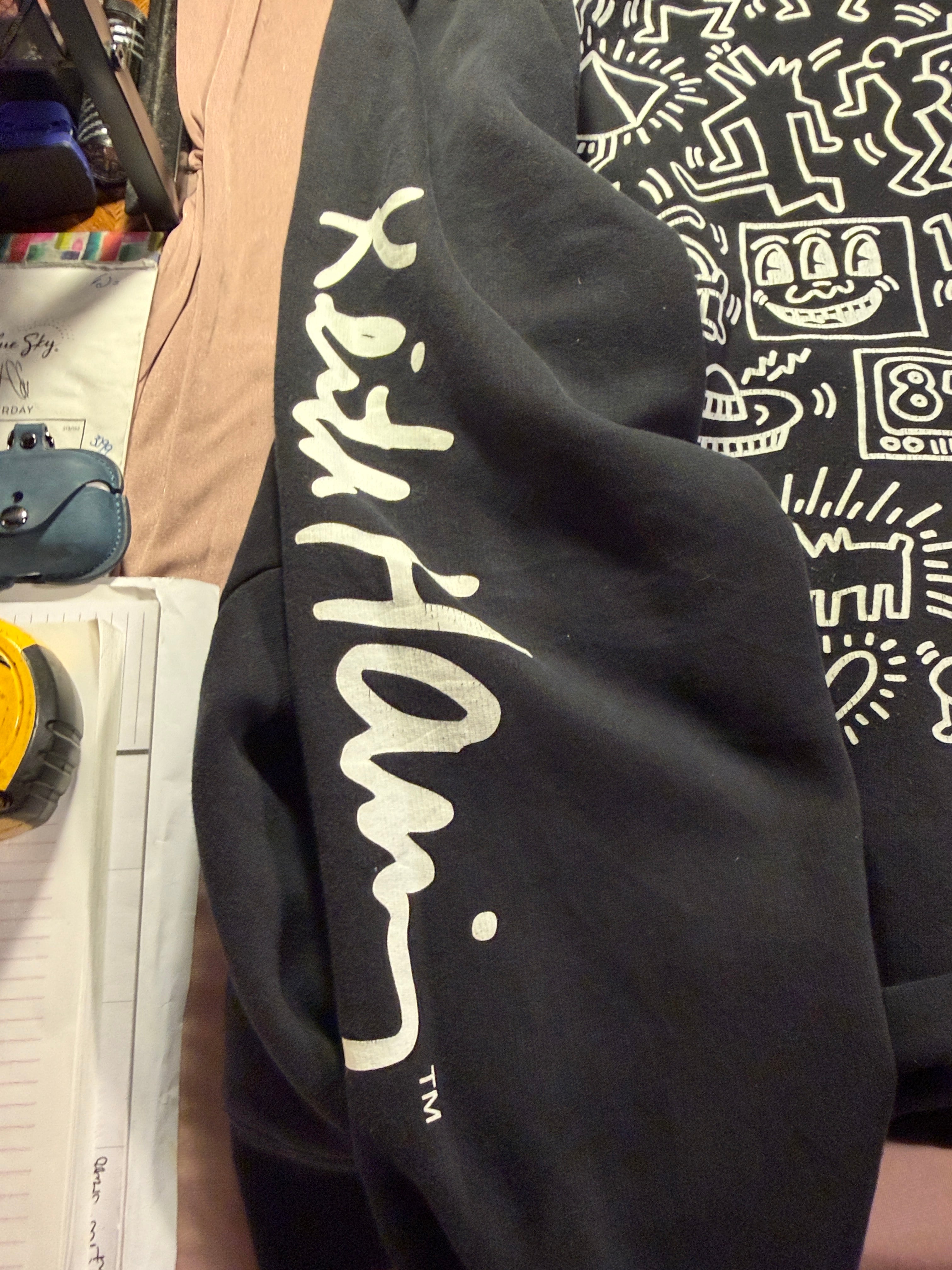 H&M x Keith Haring Graphic Hoodie – Size XL