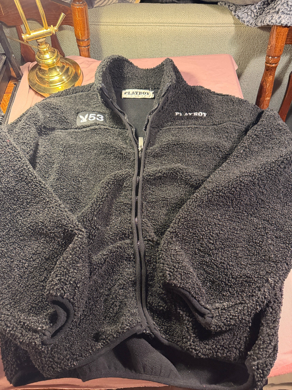 Playboy x PacSun Sherpa Full-Zip Jacket