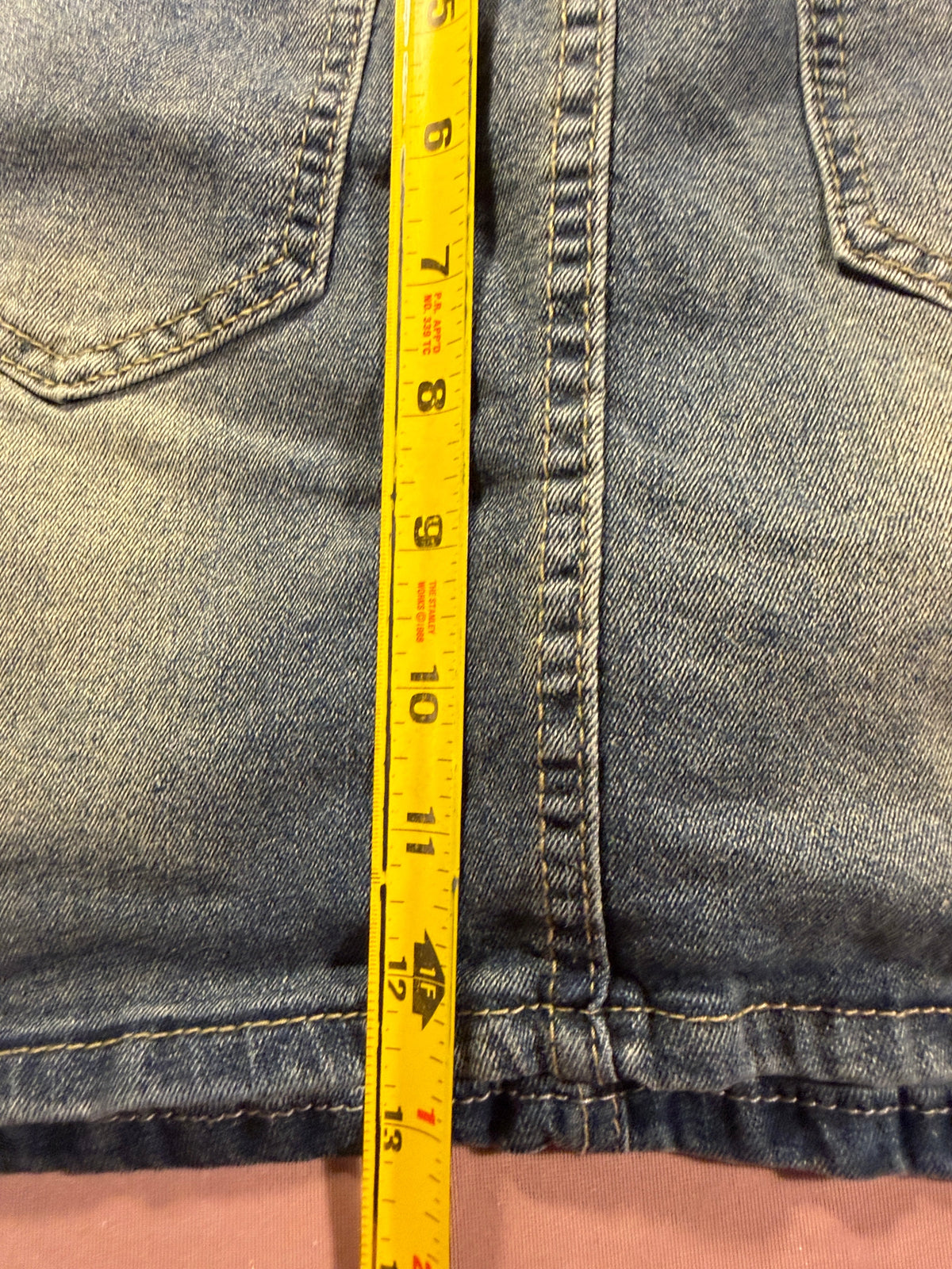 Light Wash Denim Skort – Size L