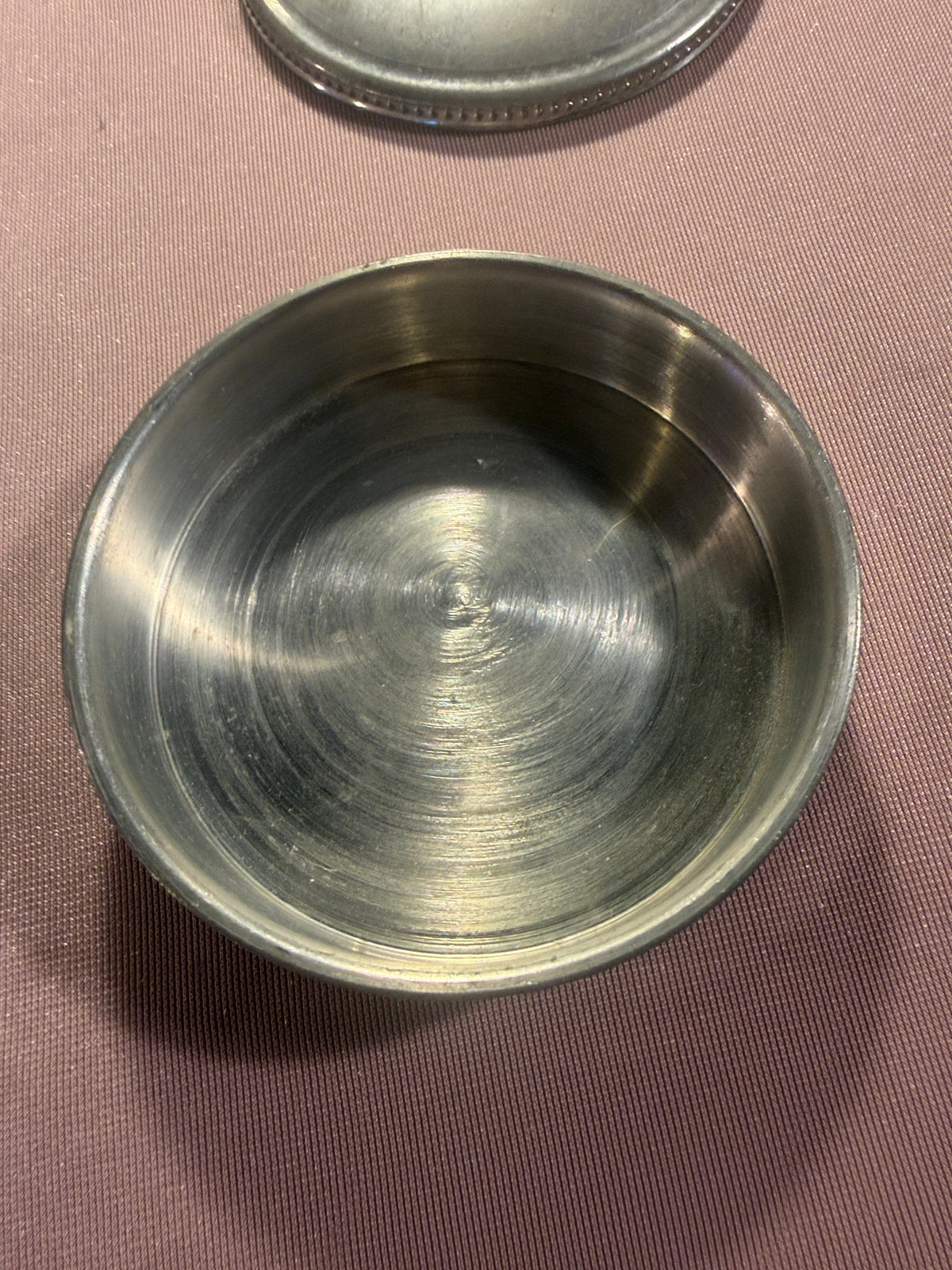 Tiffany & Co. Handcrafted Pewter Trinket Box