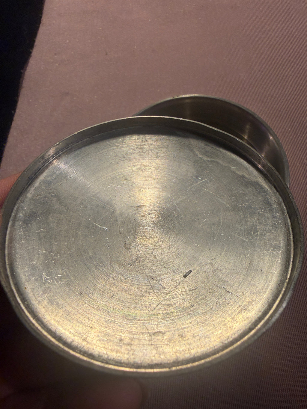 Tiffany & Co. Handcrafted Pewter Trinket Box