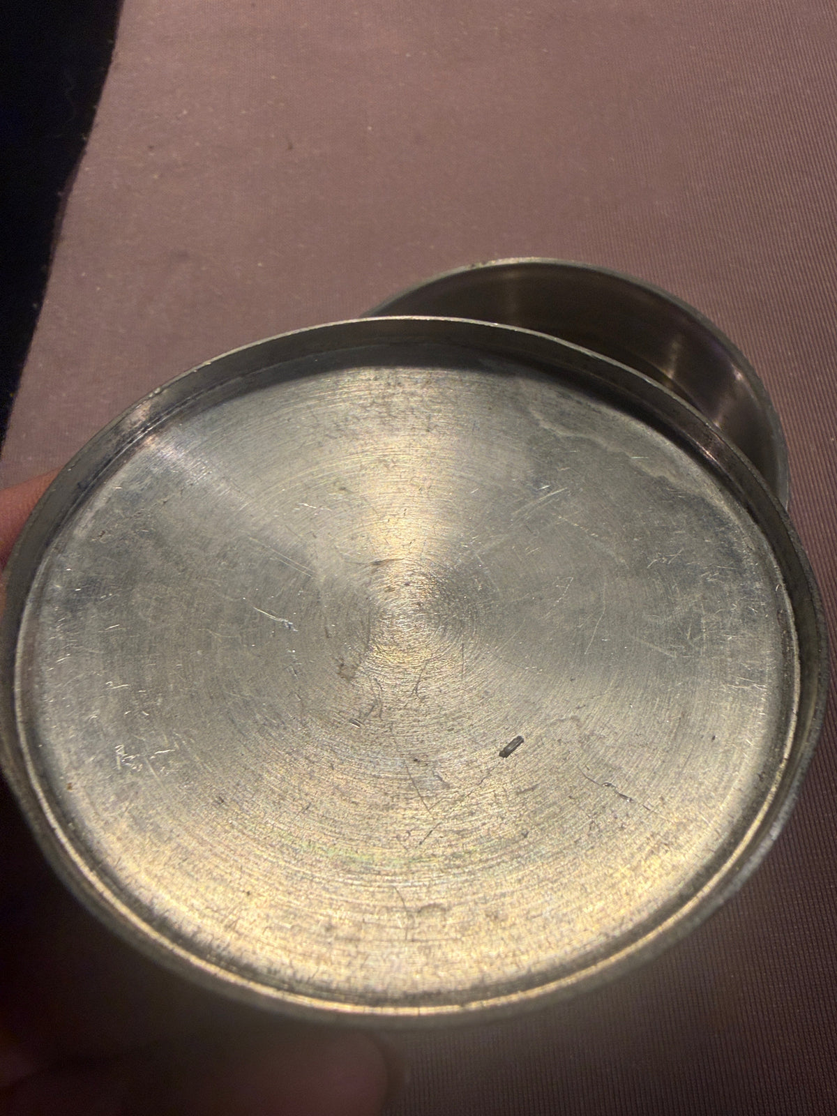 Tiffany & Co. Handcrafted Pewter Trinket Box