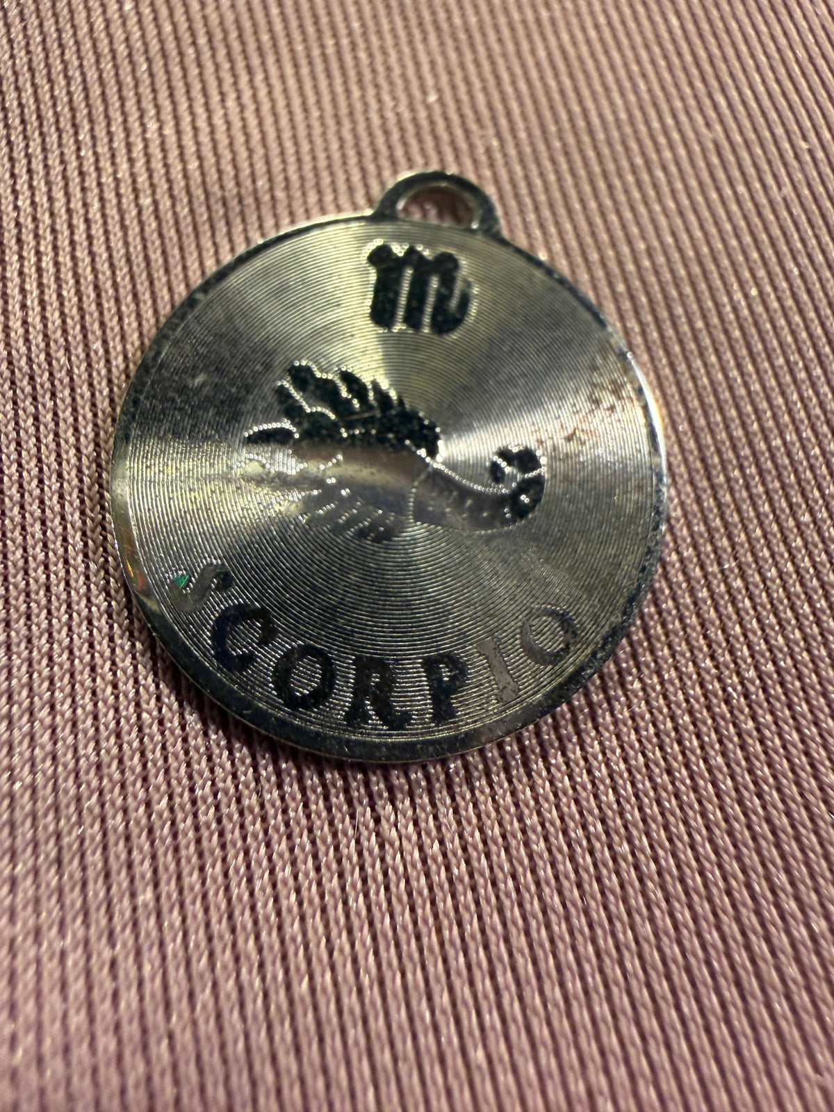 Scorpio Zodiac Charm Pendant