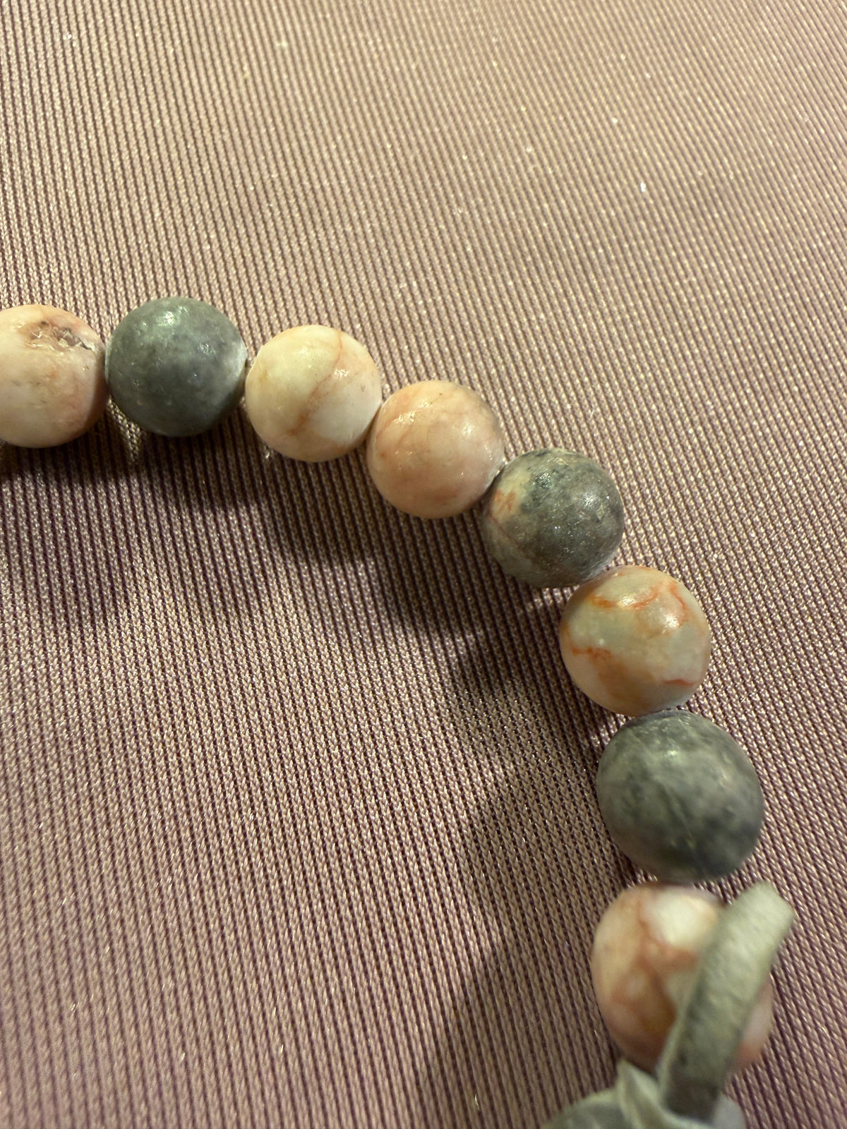Natural Stone Beaded Stretch Bracelet