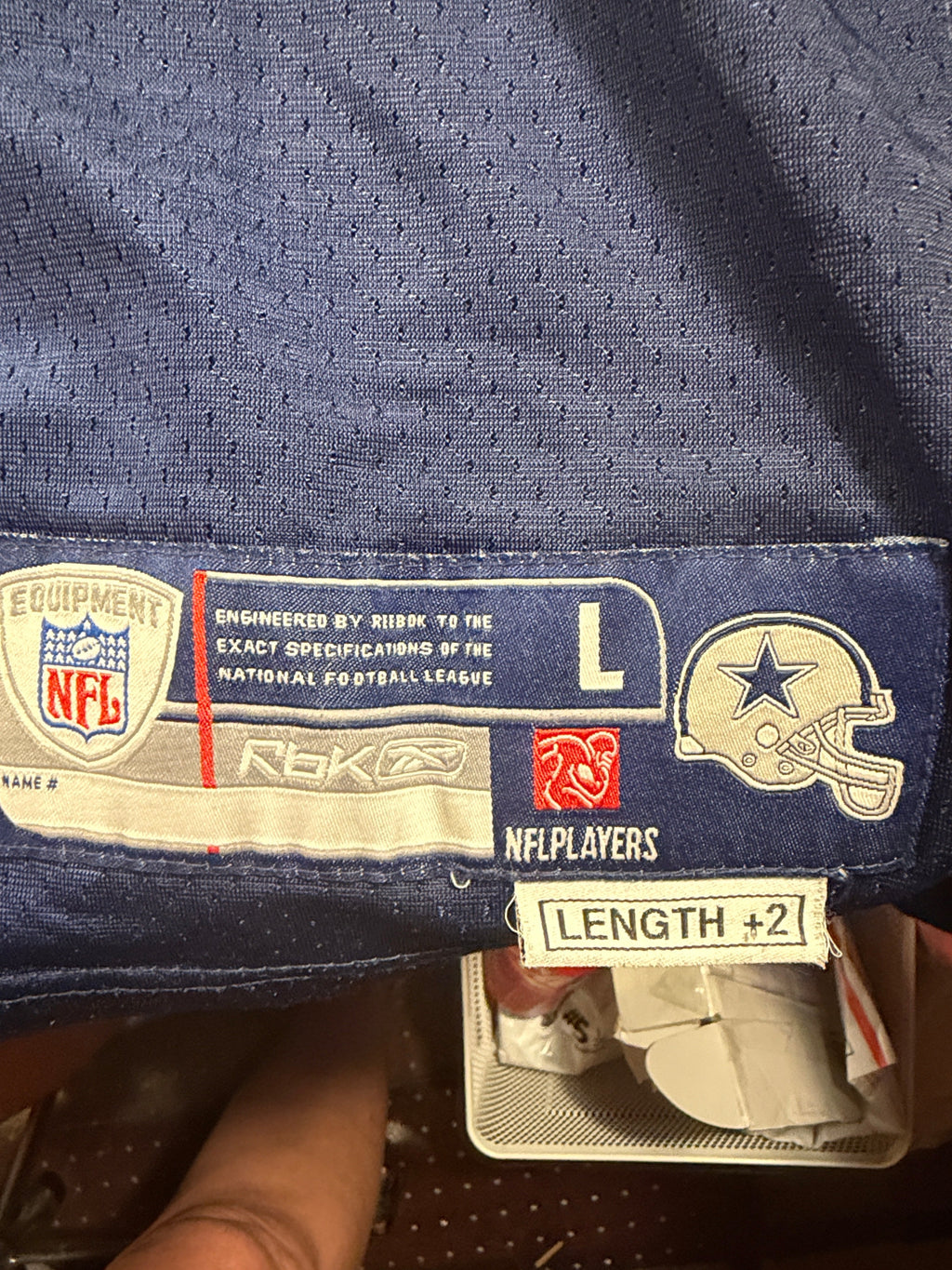Tony Romo #9 Dallas Cowboys NFL Authentic Reebok Jersey – Size L (Length +2)
