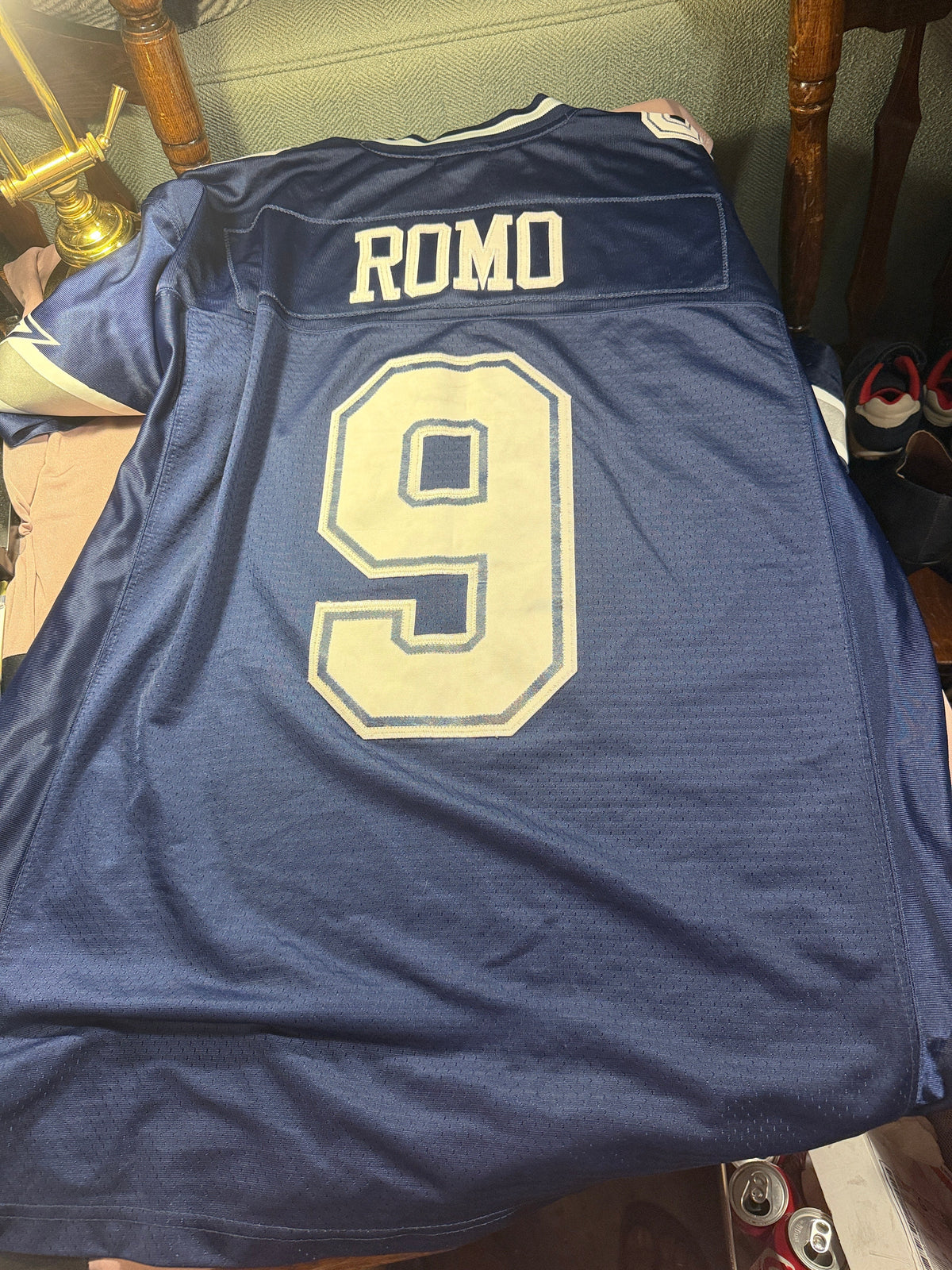 Tony Romo #9 Dallas Cowboys NFL Authentic Reebok Jersey – Size L (Length +2)