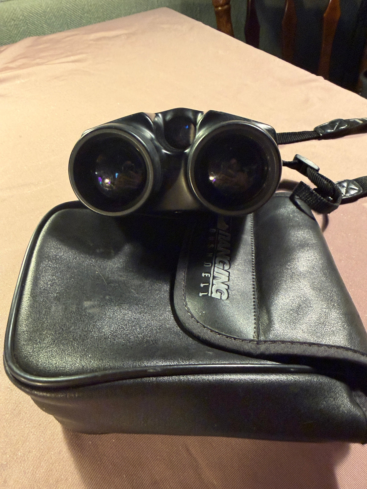 Vintage Crocodile Leather Hinged Box