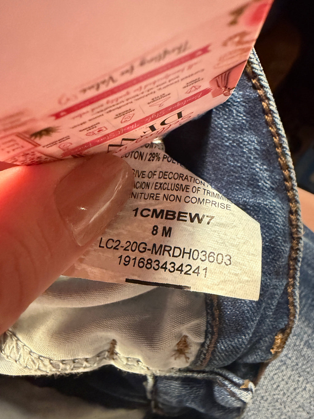 Lee Regular Fit Boot Cut Mid Rise Jeans – Size 8M