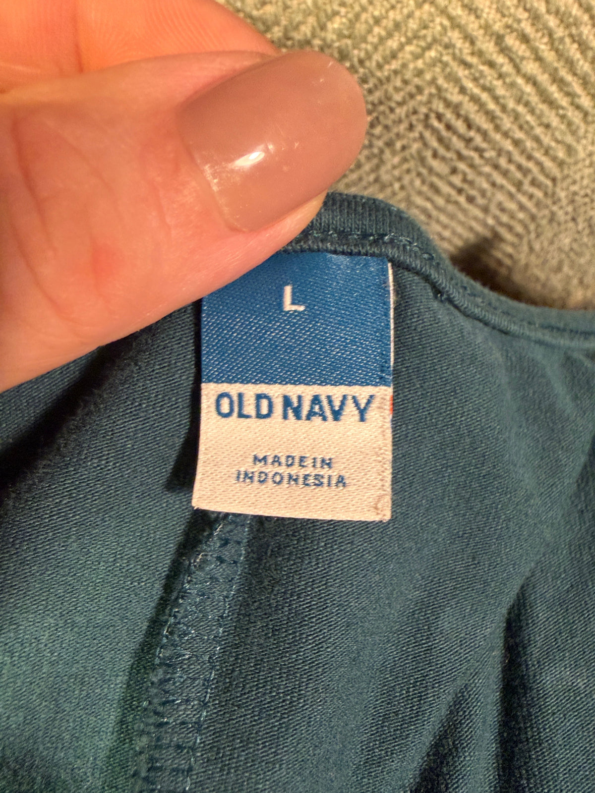 Old Navy Sleeveless Tank Dress – Teal – Size L